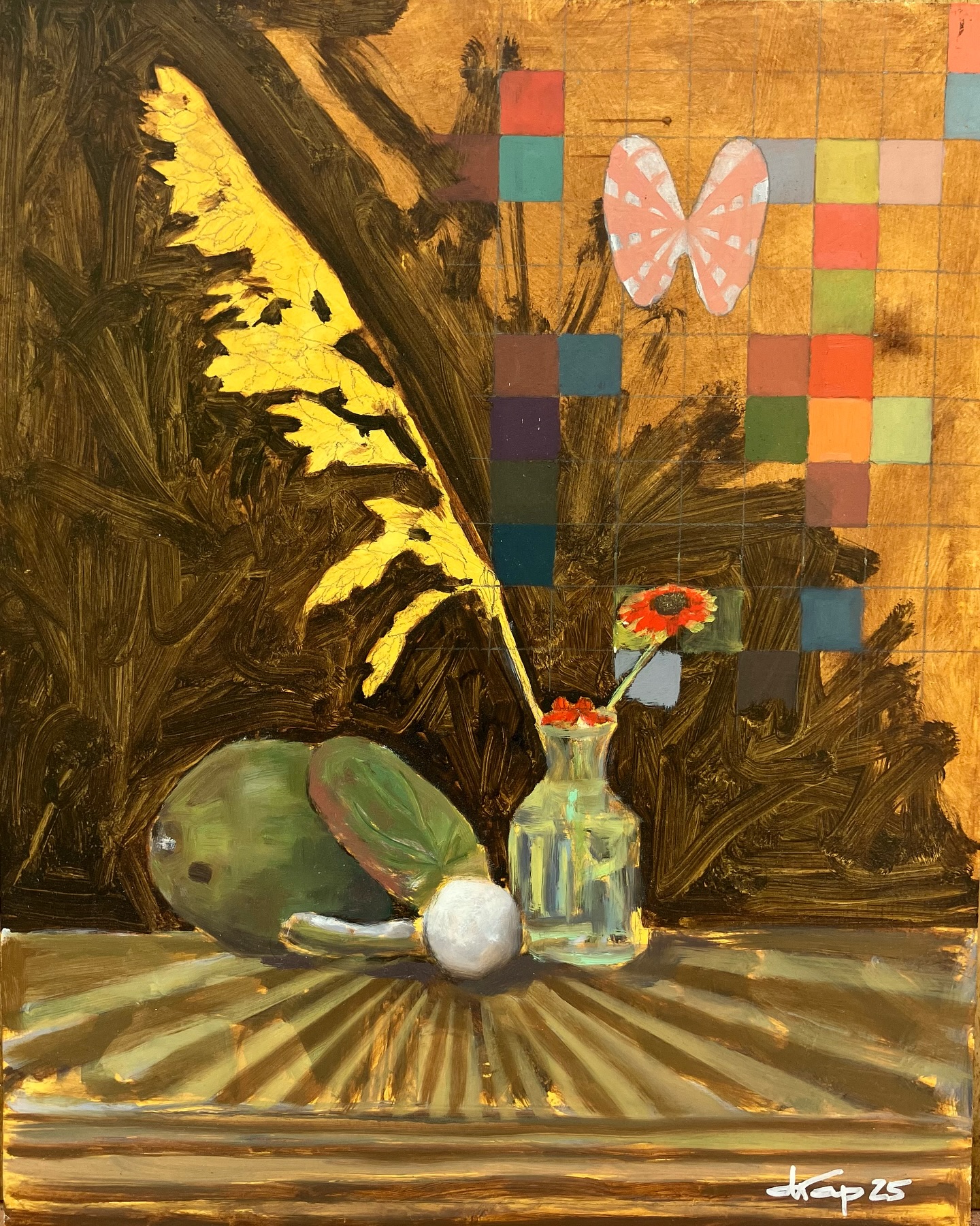 Another sea grape , sea oats, sponge coconut golf ball and wildflower still life. Oil on panel. 12x16. 2025. .
.for all inquiries please contact @cabgalleryandstudio
.
.
.
.
.
#oilpainting
#contemporarypainting
#dylanrapillard
#bahamianart
#contemporaryart
#caribbeanart
#swissartist
#artistsoninstagram
#artshow
#artoftheday
#stillifepainting
#art