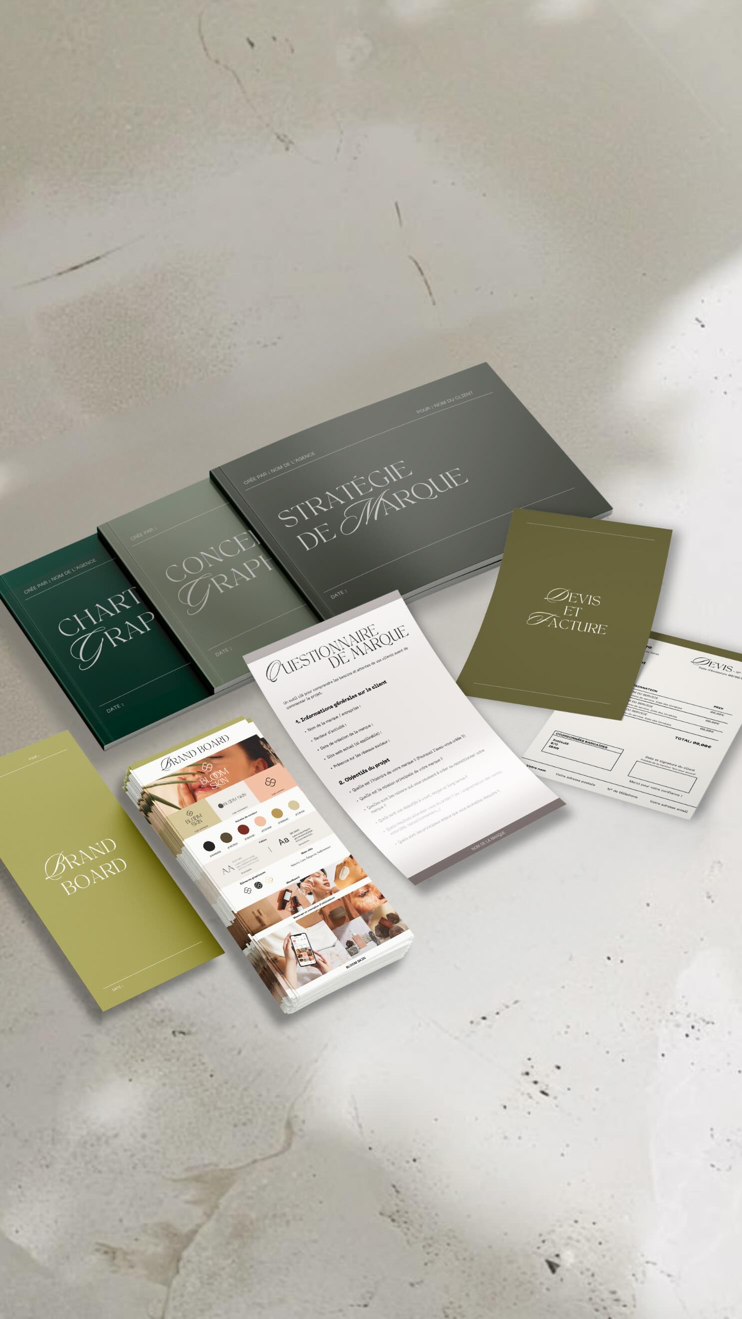 NOUVEAUTÉ – Les templates sont là ! 🚨
Graphistes, créatifs, freelances : j’ai pensé à vous.
Je vous présente ma toute première collection de templates pour vous aider à :
-Structurer vos projets
-Fluidifier la relation client
-Professionnaliser tous vos supports
Des outils simples, clairs, efficaces, testés et validés dans mon agence — maintenant à dispo pour vous sur laugodesigner.com 🫶🏼