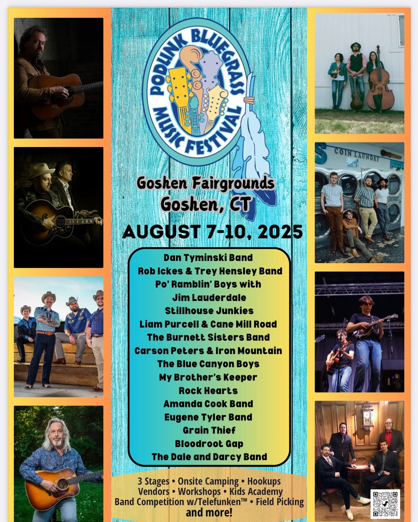 Next weekend!!! @podunkbluegrass don’t miss out on an incredible line up. Still time to attend!