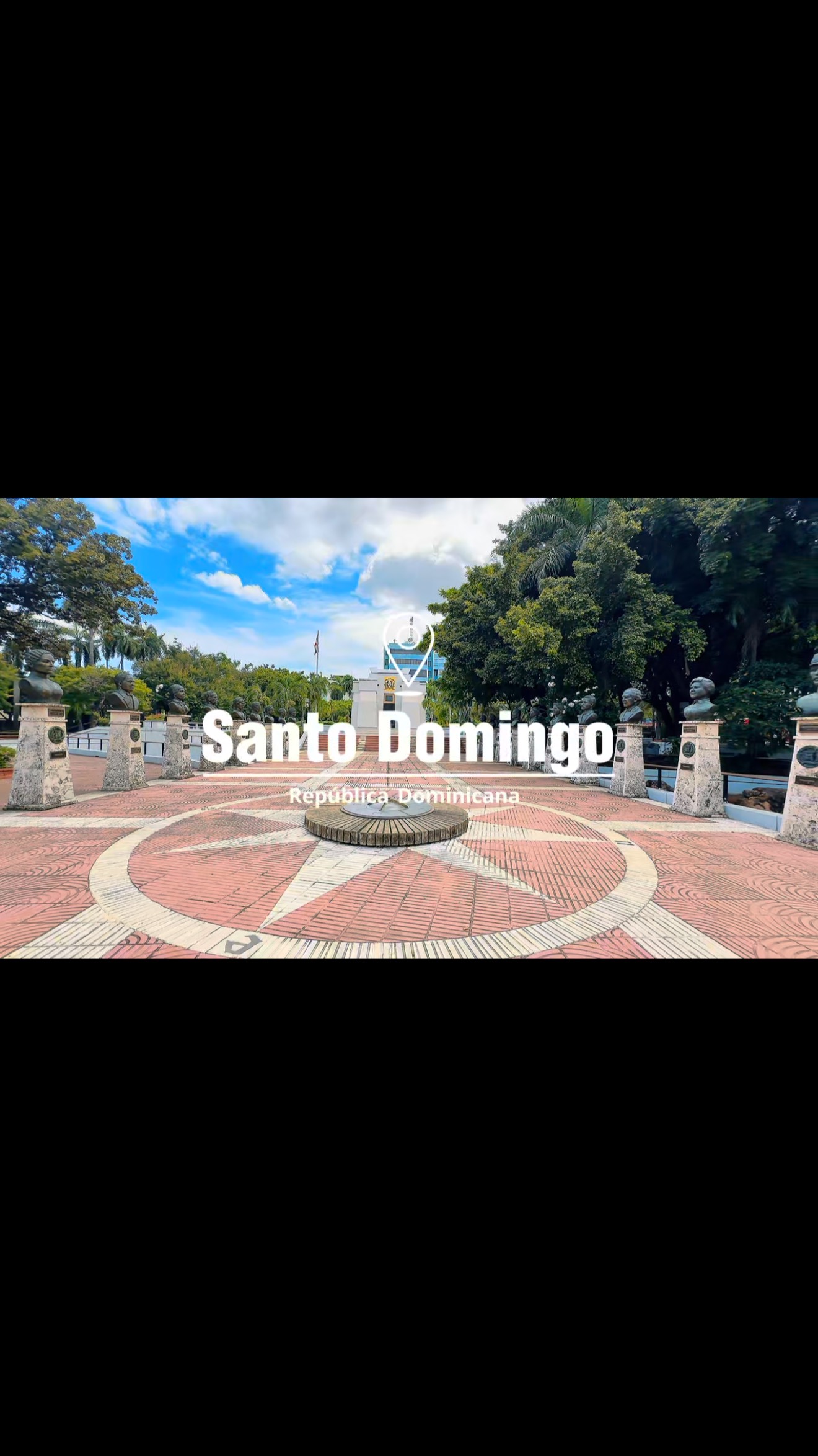 Estuvimos haciendo unas grabaciones en #SantoDomingoRD y entre uno y otra nos dio tiempo de recorrer esté parque en @republicadominicanadr Parque Colon acá algo que nos salió de manera espontánea @david_ganci8 y @dc_tx