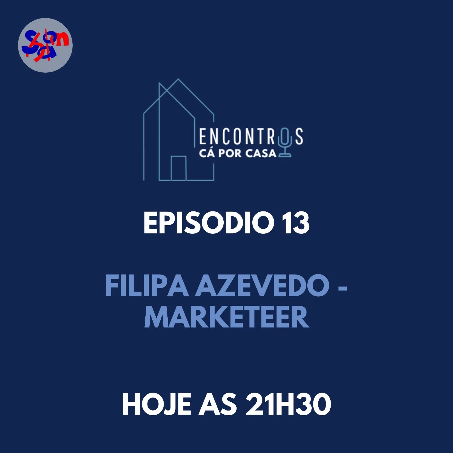 ✨ **O décimo terceiro episódio do podcast "Encontros cá por casa" está no ar hoje, às 21h30!** ✨
No episódio de hoje, a nossa convidada é a Filipa Azevedo, natural de Braga, nasceu em 2001 e é encontrista desde 2018. Fez o EI em São Lázaro em 2018 e ao momento é estagiária numa agência de marketing e publicidade.
Não perca! 🔔 **Sintonize às 21h30** e clique no link da bio para ouvir a conversa!
#EncontrosCáPorCasa #Podcast #Fé #Shalom #MEJSH