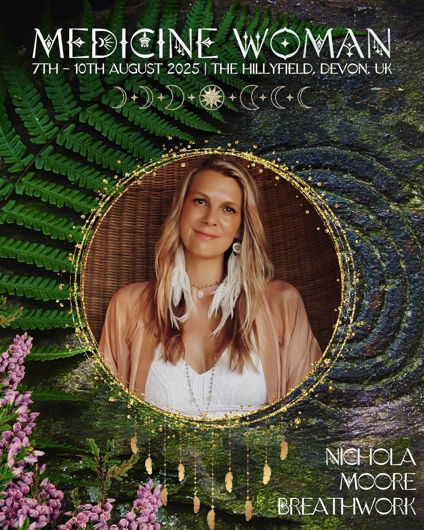 Join Nichola Moore for Clarity Breathwork!✨🌿
Come and discover the power and magic of your breath in this deep dive into your inner world using a conscious connected breathing technique. ✨
🌿Clarity Breathwork is a gentle yet powerful process of healing and transformation, that helps to release stress from the cells of the body.
It deeply supports the clearing away of old energies, patterns, conditioning, negative thoughts and emotions and opens the doors wide for new life and greater consciousness and brings you home to your heart, among many other extraordinary benefits.
🌿Through your own breath, you will access the innate intelligence of your body to release that which is ready to move, physically, energetically, emotionally and mentally, supporting you to lead you to a happier, healthier and more fulfilled life.
🌿Here is a reminder to:
•wear loose comfortable clothing
•not have a full stomach
•warm clothes/blankets nearby in case you get cold
•bottle of water nearby
•an eye mask if you so wish
🗓️ Friday, 8:30, Selkie Sanctuary
🌿Nichola has been immersed in the world of health and wellness for over 30 years, her lifelong passion for wellbeing guiding her to train and work in a wide range of modalities. Deeply committed to her own growth as well as others, she continues to explore and integrate transformative practices that support emotional healing, embodiment, and inner freedom.
✨Nichola is delighted to be offering Clarity Breathwork for the second year at Medicine Woman Festival, inviting participants to journey home to themselves, reconnect with the heart, and experience the liberating power of the breath.
Immerse yourself in the magic of your breath in Nichola’s powerful workshop! 🧡
#medicinewoman #sisterhood #femininerising #breathwork #gathering #festival #devon #whenwomengather