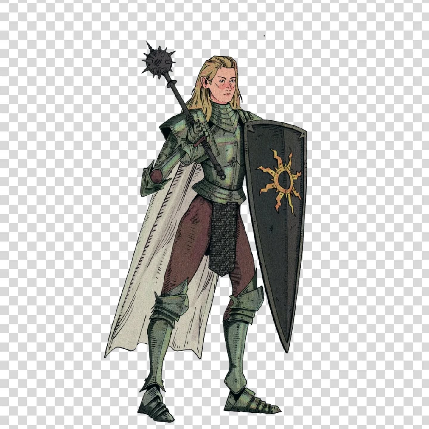 The late pledge is open for Regulus! (Link in bio)
The first character art for The Restless Crypt expansion of Regulus High--Fantasy Arena-Sports.
This will be the Cleric of the new team: The Knights Radiance, an order of armour clad knights that empower themselves with their holy devotion.
#Regulus #skirmish #wargaming #miniatures #knight
#boardgame #boardgames #tabletopgames #boardgame
#bordspel #gamefound #crowdfunding #fantasybattle #brettspiele #brettspiel #fantasy #fantasyboardgames