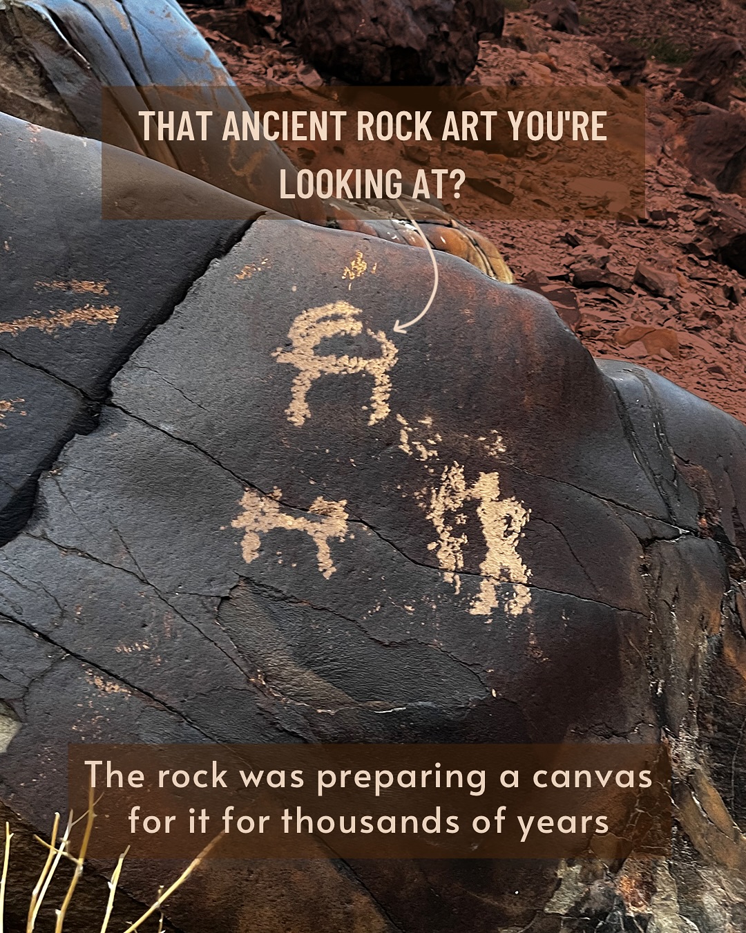 Rock varnish forms slowly, over decades, centuries, sometimes even millennia. Minerals and microbes work together to coat desert stones in a dark, glossy skin.
Some cultures carved into it. NASA studied it while looking for life on Mars.
Turns out, even rocks wear armor.
To survive. To remember. To be seen.
#TheNeevProject #RockVarnish #DesertGeology #MicrobialMysteries #ManganeseMagic #GeoCurious #SlowGeology #StoriesInStone