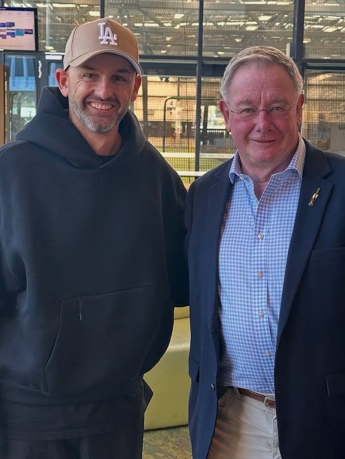 @nath.lyon421 Joins the Taverners First XI 🏏
Fresh off Australia’s 3–0 win in the Frank Worrell Trophy, we caught up with Nathan Lyon at Junction Oval and officially welcomed him as a Founding Member of our First XI 🙌
With a $10K p.a. tax-deductible pledge over 5 years, First XI members help fund:
✔️ Programs for deaf, blind & intellectually disabled cricketers
✔️ Indigenous & female grassroots sport
✔️ The National Cricket Inclusion Carnival (NCIC)
This is about legacy, not just giving back.
👥 Member perks include:
- Name recognition
- Invite to an exclusive annual event
💯 100% of donations go directly to impact.
💬 DM us or get involved here
#TavernersAustralia #FirstXI #CricketForAll #InclusiveSport #SportingChance