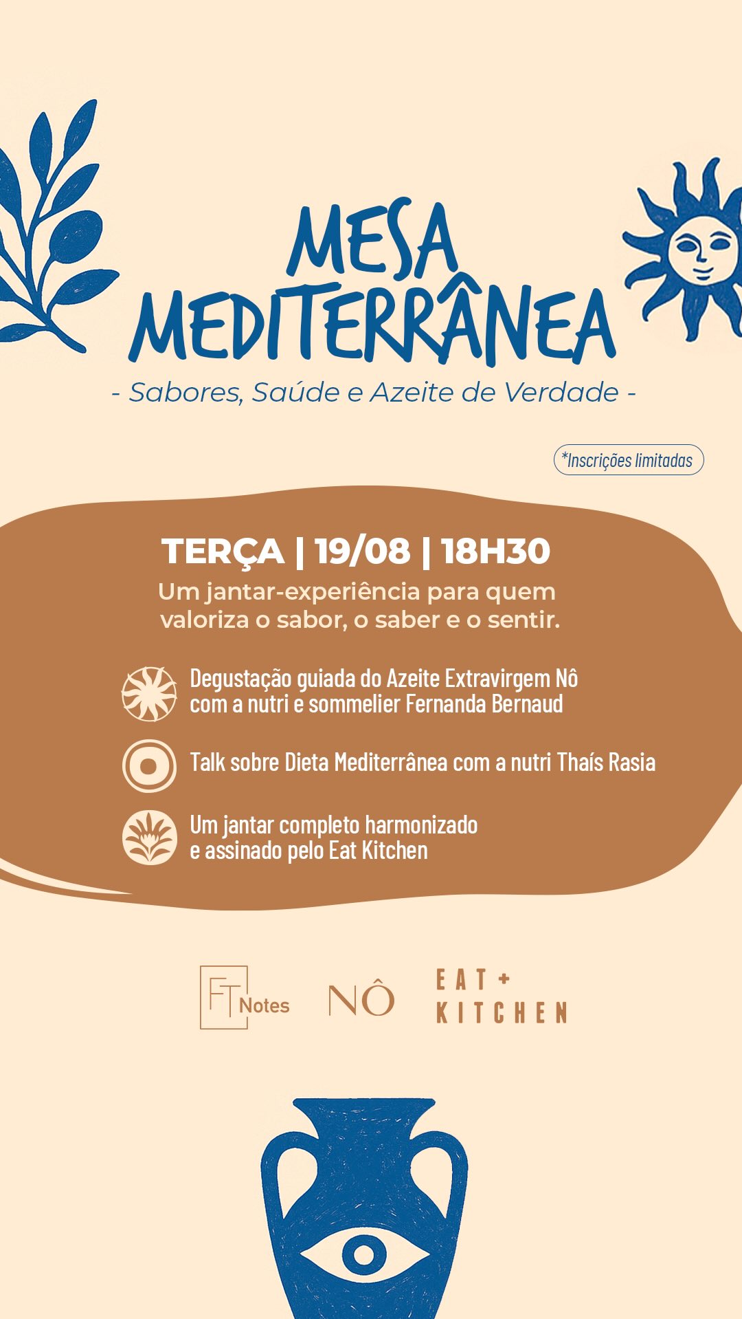 Mimos do @noazeiteoficial e o Livro Nutrição na Saúde da Mulher da @rubioeditora para o nosso evento Mesa Mediterrânea. Então não perde! Comenta aqui que te enviamos maiores informações ℹ️ 💚