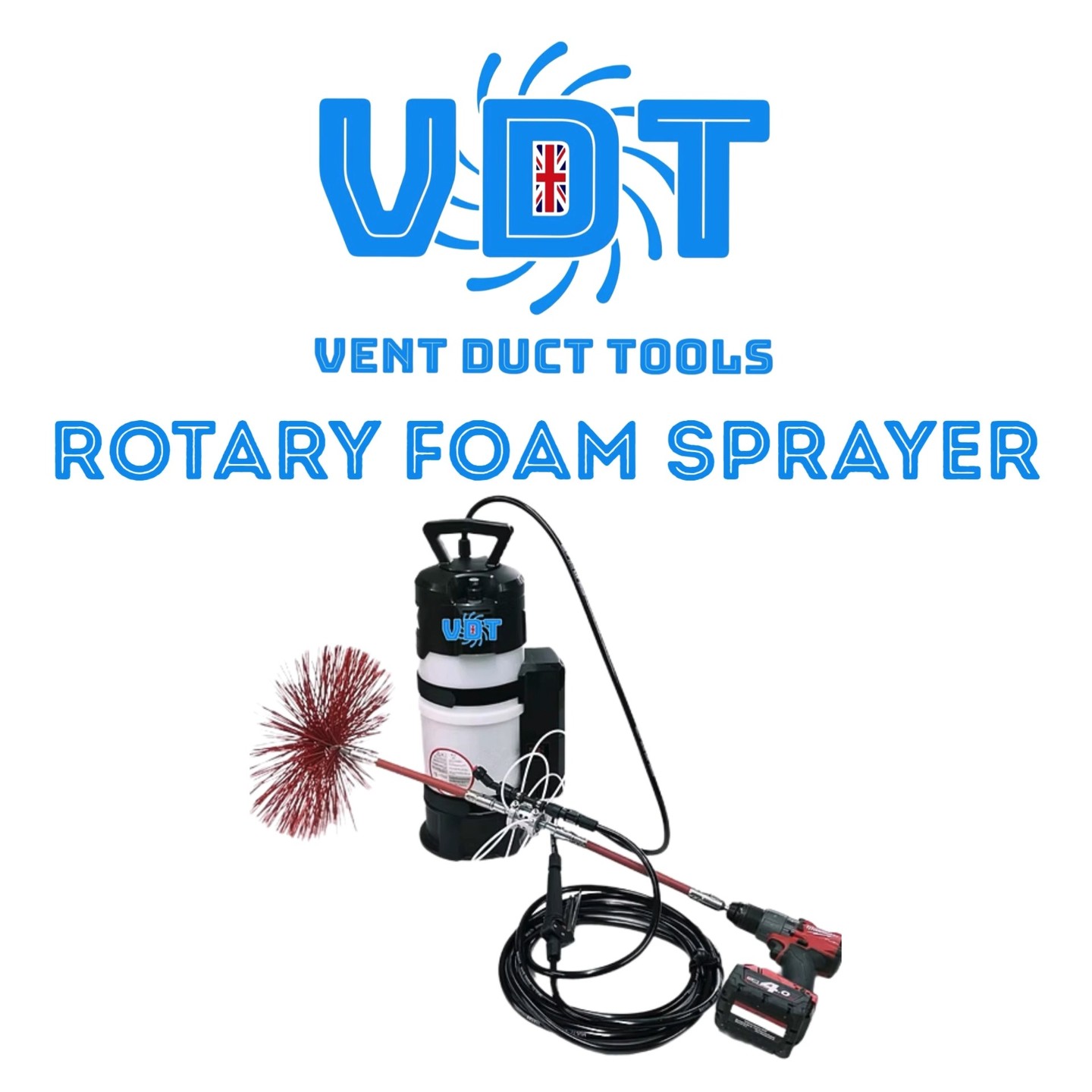 New product in @ventductoolsuk line up for this year. The battery powered foam sprayer. 🤩🤩
Designed to cut down the cleaning time of kitchen extract ducts by enabling the rod system to spin at the same time the chemical is delivered. 🌪️🌪️🌪️
Featuring a six-metre delivery hose. This compact using is great for use in hard to access locations, where space is at a premium. 🫧🤔🫧
For all your duct cleaning needs, contact the expert team at VentDuctools UK.
📧:marcus@ventductcleaningtools.co.uk
📞: +44(0)1884 684084
📱: WhatsApp +44(0)7412 541753
💻:https://www.ventductcleaningtools.co.uk/powered-foam-sprayer
#ductcleaning #extraction #cleanair #ventilation #hvac #kitchenexhaust #ventilationhygiene #airhygiene #ventilationcleaning #Lüftungsreiniger #Lüftungsservice #VDI6022 #VDI2052 #küchenabluftreinigung #lüftungsreinigung #fettreinigung