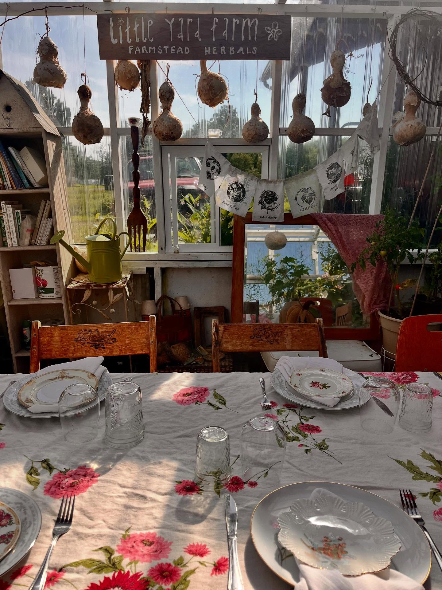 Greenhouse Gatherings are now live on the website! Please join us for a place based, 5-course meal celebrating all the ways we connect with the land and each other. I will be crafting the meal full of local, in-season dishes, featuring many local purveyors.
BYOB, N/A beverages provided.
Seats are limited to 10 guests per event, so tickets go fast!
PAY WHAT YOU CAN
We’d like to make our events as accessible as possible, so we’d like to offer a sliding scale option if you cannot afford $150 at this moment in time. Please choose the appropriate amount you’d like to pay at checkout, ranging from $75-$150 per person.
https://www.littleyardfarm.com/greenhouse-gatherings