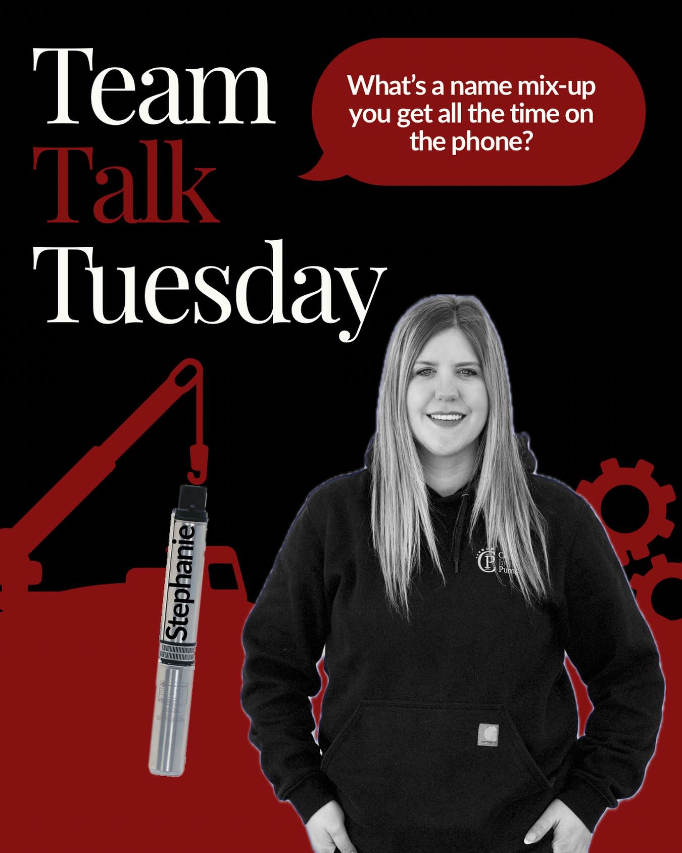 Team Talk Tuesday 🗣️
What’s a name mix-up you get all the time on the phone?
“I’m often called Bethany - though I’ve had Tiffany, Destiny, and even Cassandra once. 😂 Lindsey often gets called Wendy, and honestly, we just roll with it. These mix-ups have become one of our favorite parts of the day - they never fail to give us a good laugh!”
What’s your funniest name mix-up? Drop it below! 👇
#Kamloops #KamloopsBC #KamloopsBusiness #SupportLocal #ProtectorsOfGroundwater #Groundwater #Aquifer #WellPump #WaterSystem #WaterWell #WaterWellDrilling #SubmersiblePump #FranklinElectric #Grundfos #WaterTreatment #WellRehab #WellTesting #RainWaterCollection #Groundwater #Aquifer