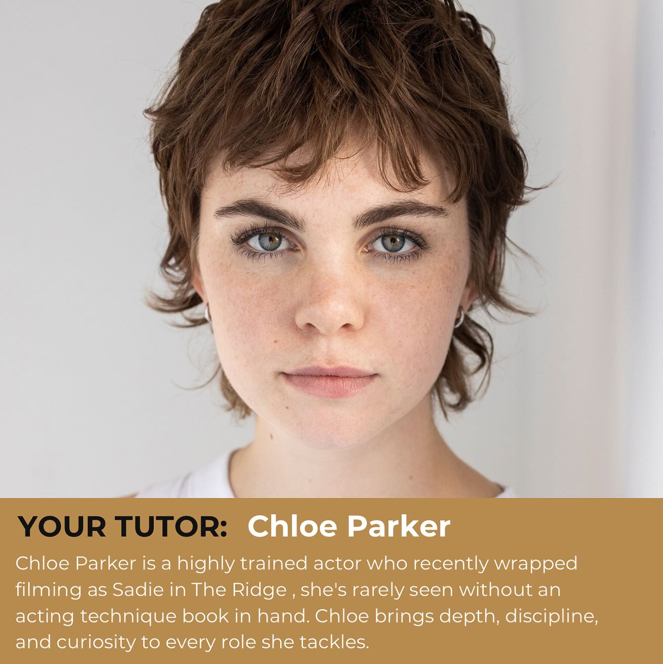 MEET OUR TUTOR:
Chloe is one of Aotearoa's most exciting young actors-focused, fearless, and deeply passionate about the craft.
She plays Sadie in the upcoming series The Ridge and has previously appeared in the beautifully crafted film Grafted and the short film Earthlings.
What sets Chloe apart isn’t just her talent on screen, but her work ethic, curiosity, and commitment to constant growth. She’s never far from a book on acting technique and is always expanding her knowledge—not just for herself, but for the benefit of those she teaches.
Her generosity with her students and her drive to uplift others is something we truly admire.
Chloe’s presence at BOPAS brings energy, professionalism, and a real sense of purpose. She’s not only one to watch—she’s one we’re proud to work alongside.
Watch this face. Big things are coming.
#bopactorsstudio #bopas #chloeparker #nzactors #youngtalent #screenacting #actorsofinstagram #bopaswhānau