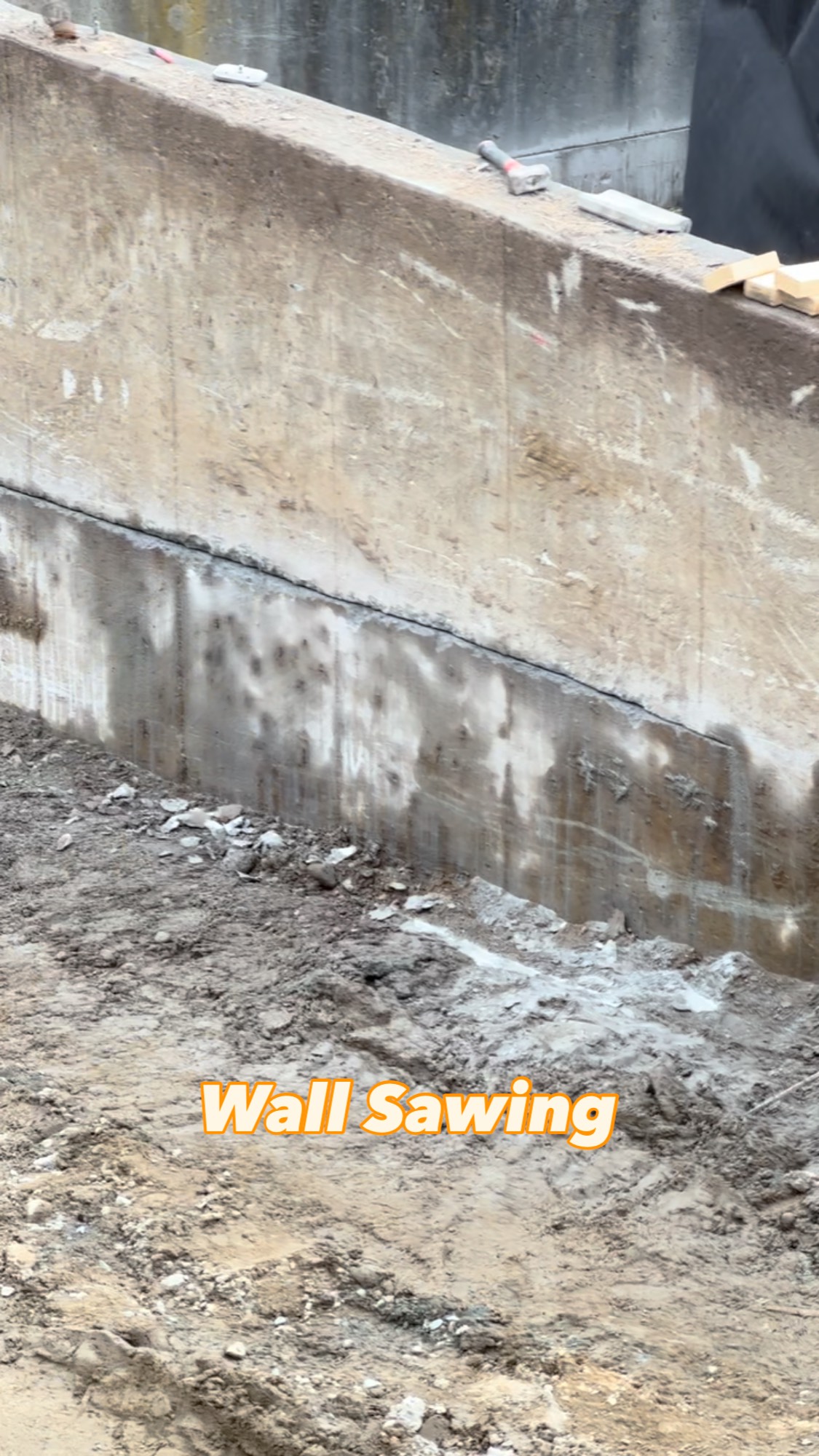 Wall sawing