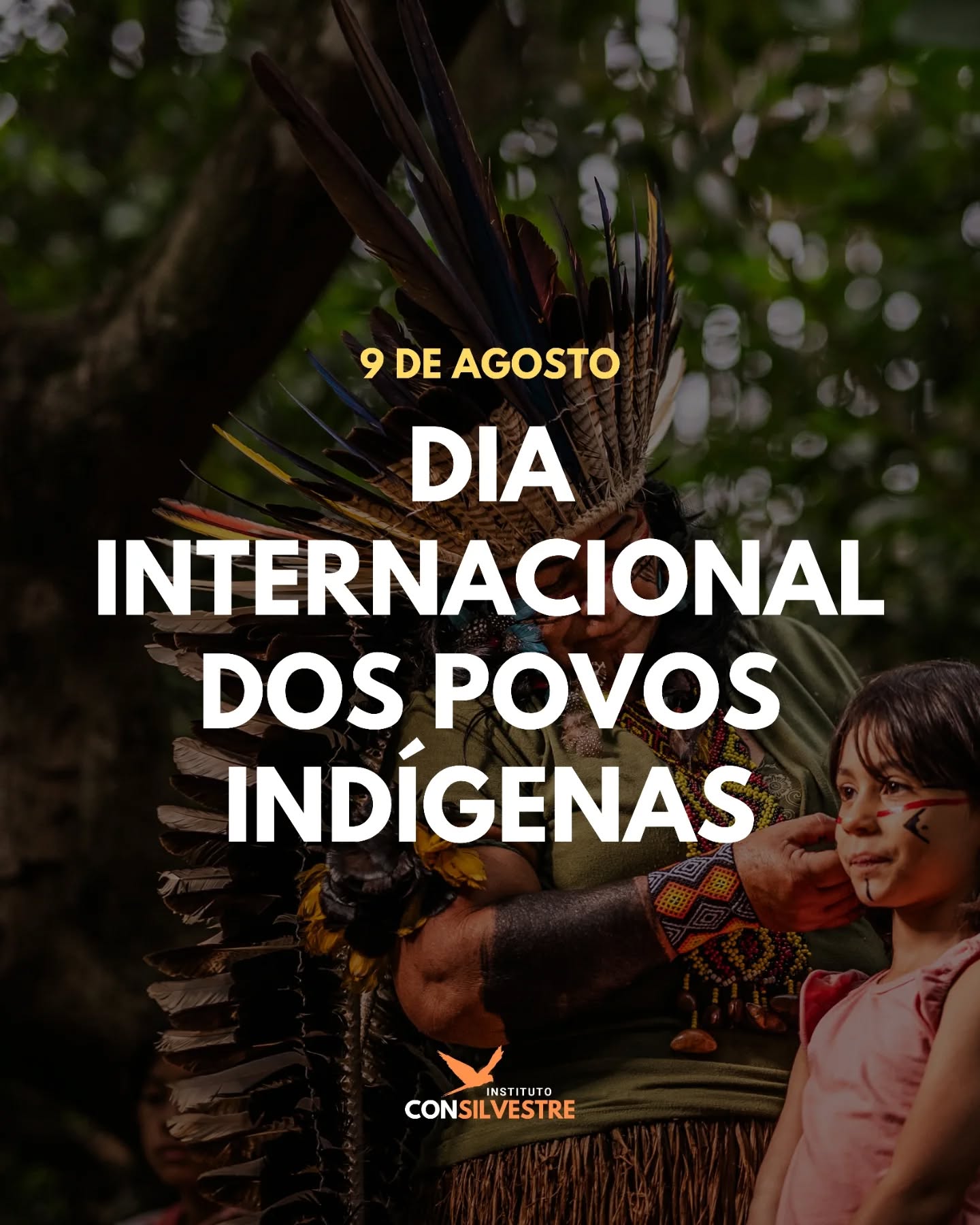 🍃 Hoje é o Dia Internacional dos Povos Indígenas! Precisamos considerar que eles não são parte do passado, mas do presente e do futuro. Guardam as florestas, os rios e os saberes que sustentam a vida. Respeitar os povos indígenas é respeitar a natureza, a diversidade e a justiça!
#PovosIndígenas #9deAgosto #TerritóriosIndígenas #DireitosIndígenas #VetaTudo #Florestas #SaberesAncestrais #VozesIndígenas #conservação #meioambiente #biodiversidade #natureza #animaissilvestres #faunasilvestre #organizaçãonãogovernamental #espéciesameaçadas #proteçãoanimal #monitoramento #ong #camposdosgoytacazes #riodejaneiro #rj #pesquisa #educação #pesquisacientifica #educaçãoambiental #mataatlantica #consilvestre #institutoconsilvestre