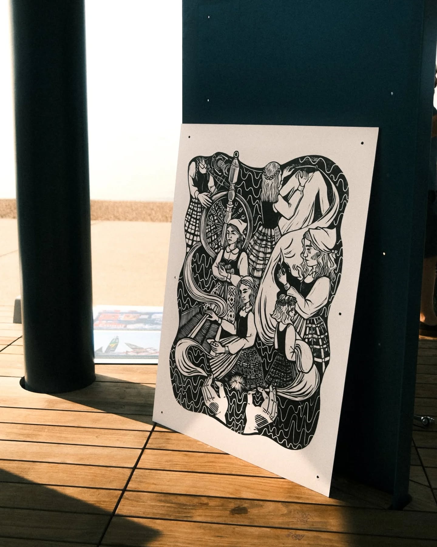 Congratulations to Elena Gliebute for her new installation down on Southsea Seafront. Lithuanian Folklore and Pagan Gods in the Windbreaks.
We were down the seafront on a bright Wednesday morning documenting the changeover for Portsmouth City Council - and we loved having a chance to speak to Elena about her work.
@elena.illustr
@portsmouthcitycouncil
@hotwallsstudios