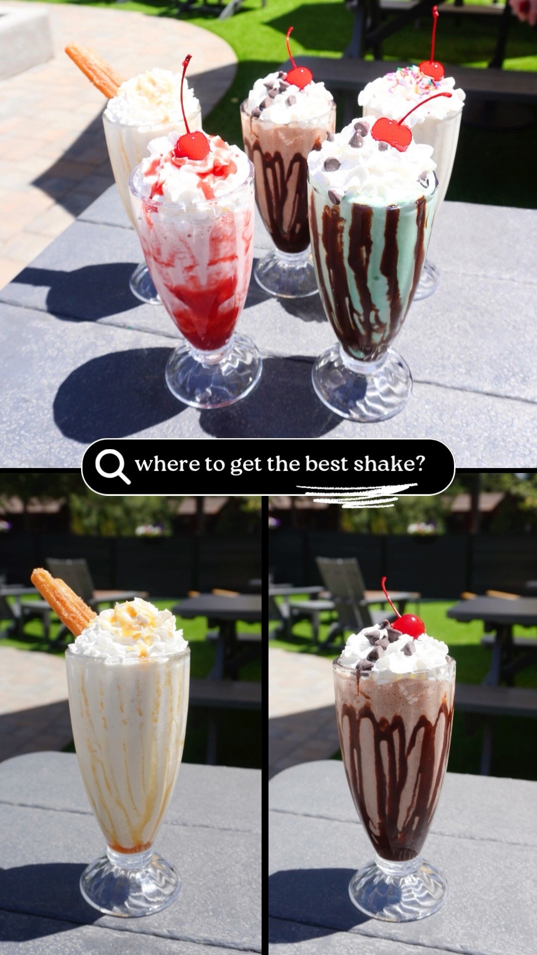 🎳 NEW MILKSHAKES JUST DROPPED 🍒
Cool off, treat yourself, or just come get a taste of happiness in a glass! 💥
🥤 Vanilla Bean
🌿 Mint Chocolate Chip
🍓 Strawberry Shortcake
🍯 Caramel Churro
🍫 Double Chocolate
Topped with whipped cream, loaded with flavor, and finished with a cherry on top (because of course 🍒).
📍Available now at Bowl Incline – come shake things up!
#BowlIncline #MilkshakeMagic #LakeTahoeEats #ShakeItOff #SipSipHooray