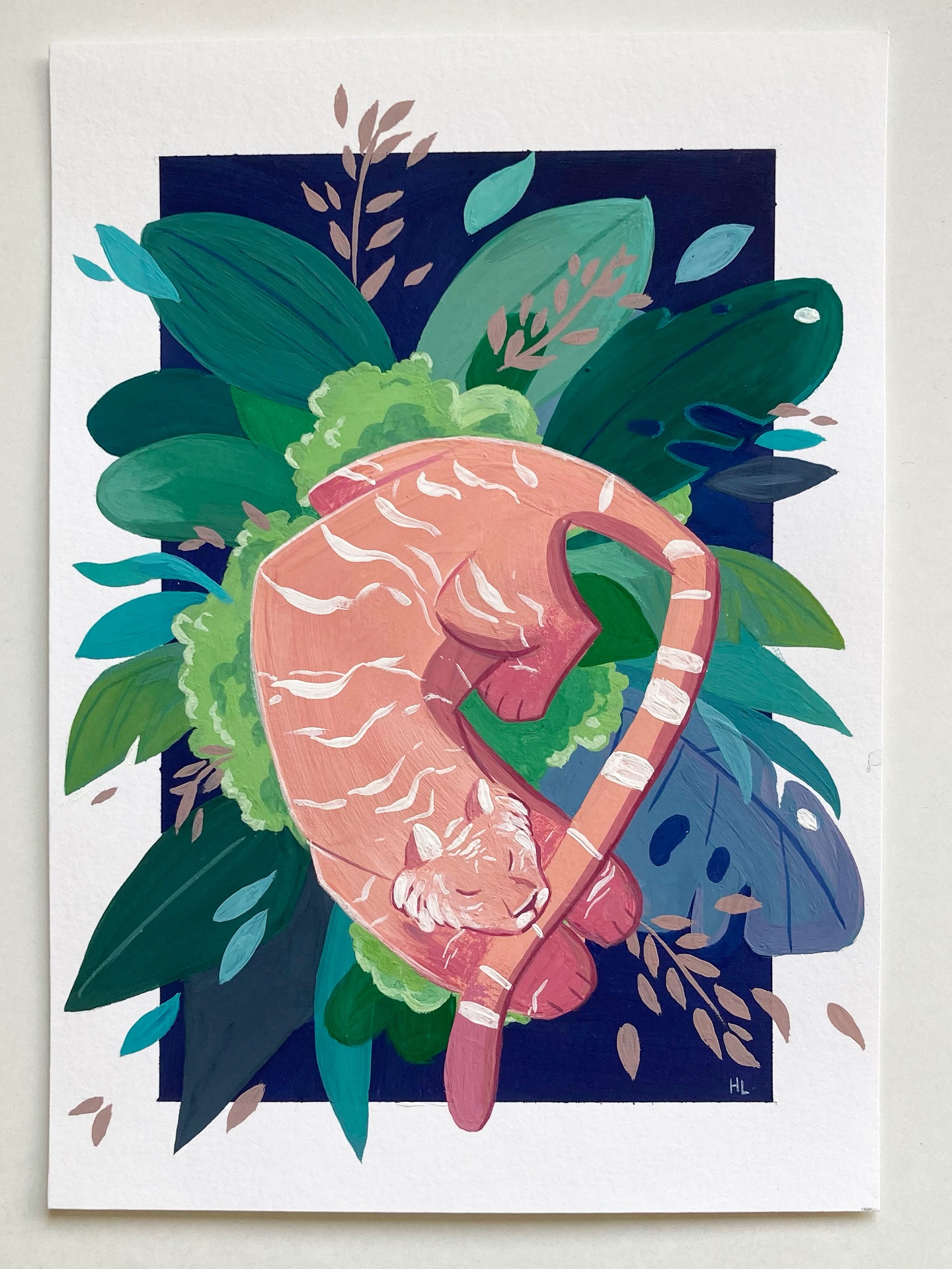 🐯Tiger 2/3 !
🗓️This piece will be put on sale Sunday 24th of August (no prints, originals only).
It’s an A5 size.
🎬 I’ll post the process video in the next few days ☺️
I have done my 3 tigers, the serie is complete and I will reveal the last one probably next week !
__________________________________
#thewomenwhodraw #illustratrice #illustratricefrancaise #gouachepaintings #gouacheartist #procreateartwork #procreateillustration #tiger #jungle #childrenart #kidlitillustration #visiblewomen #originalartforsale #noai