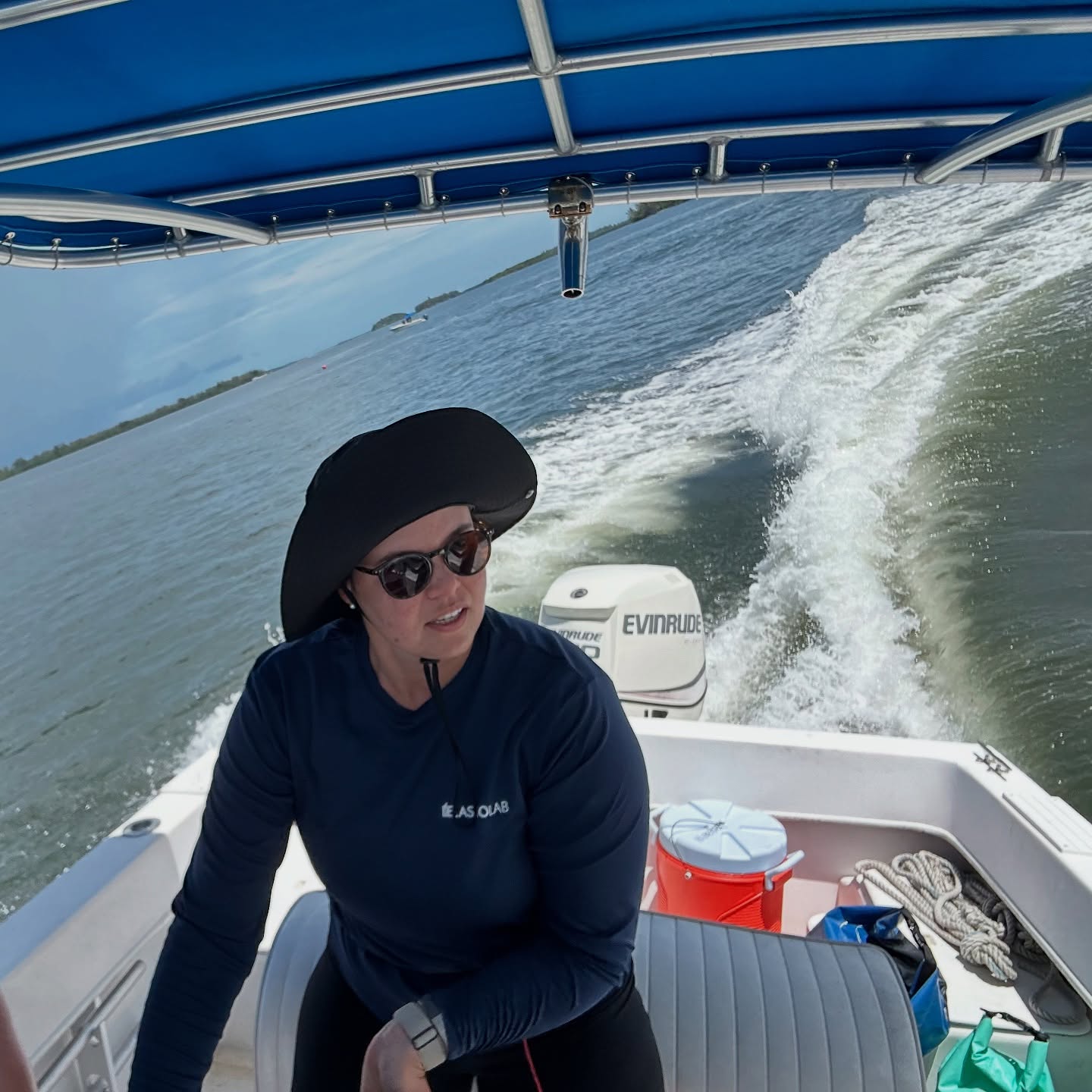 #congratulations to @fauscience #graduate #student @oliviaschuitema for successfully completing the @usinterior #motorboat #operator #certification #course. The week long program included #lectures and hands on training with #trailering #docking #boat handling #aerial flare and many other skills and activities. She #trained on the same @dusky_boats that she will use for her #dissertation #research. #thanks to all of the #instructors for a great #course. @harborbranch