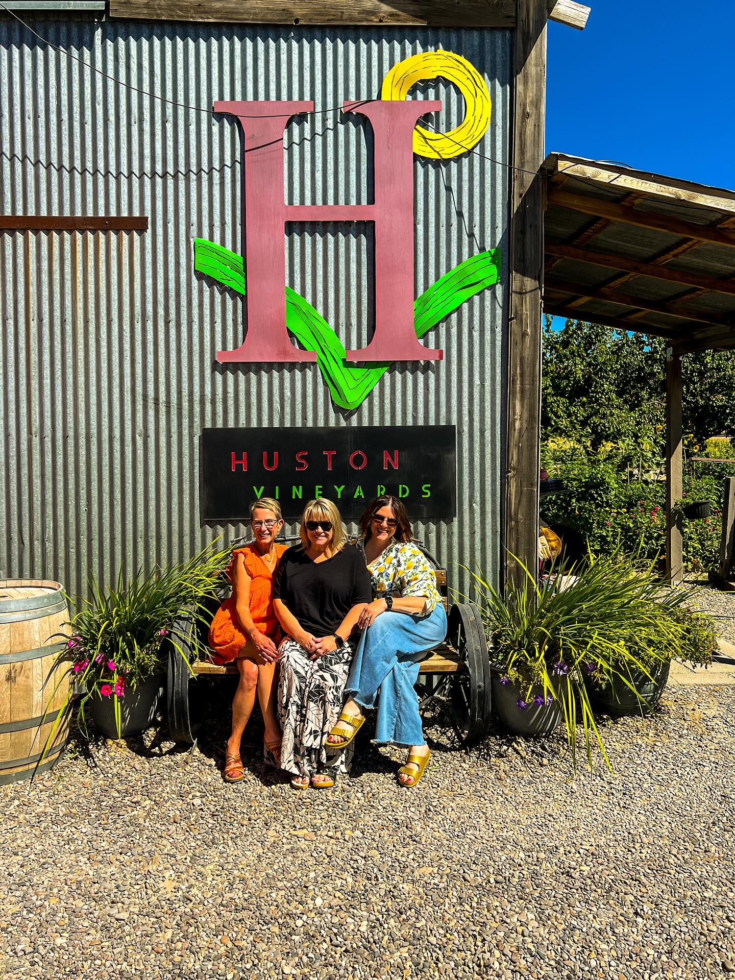 A girls weekend in the Sunnyslope Wine Region of Idaho is even better when you don’t have to do the driving! @sunshinewinetours takes such good care of us - four wineries, charcuterie board lunch, and plenty of information about the local area…