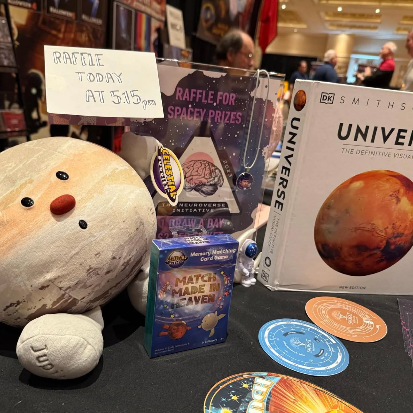 We are raffling off some cool space stuff in a few hours! Come by the TNI table and enter!
#startrek #stlnvegas #neurodiversity #raffle #space #theneuroverseinitiative
