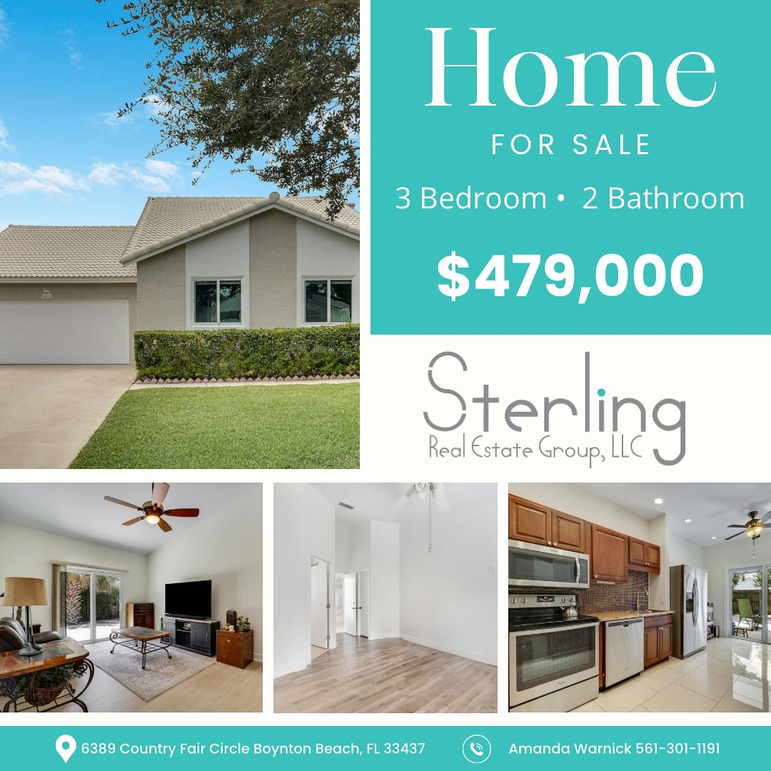 🏡✨ Just Listed! Welcome to your slice of paradise in the heart of Country Fair!
This charming home is packed with upgrades—from fresh paint and stylish new luxury vinyl floors to impact glass windows for peace of mind (and energy savings!). 💫
Whip up magic in the modern kitchen, kick back in spacious living areas, and enjoy a yard with room to roam. 🌿 Whether you’re hosting BBQs by the community pool or commuting with ease (hello, Turnpike + I-95!), this home checks all the boxes.
📍Comfort. Style. Location. It’s all here—just waiting for you!
#HomeSweetHome #JustListed #FloridaLiving #CountryFairVibes #DreamHome #RealEstateGoals