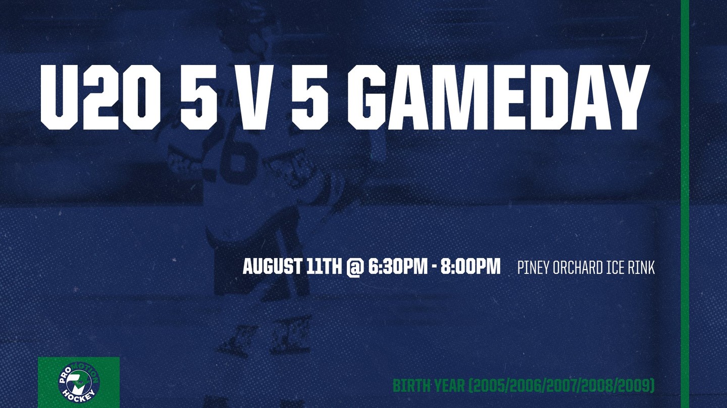 U20 5v5 Gameday is ON! Join us Monday, August 11 at 6:30 PM at Piney Orchard Ice Arena for high-tempo 5v5 action!
๐ Non-Members register: https://www.pro-motionhockey.com//_paylink/AZiVGD3_
๐ PMH Members book: https://www.pro-motionhockey.com/training-schedule
Spots are limited. Donโt miss it!