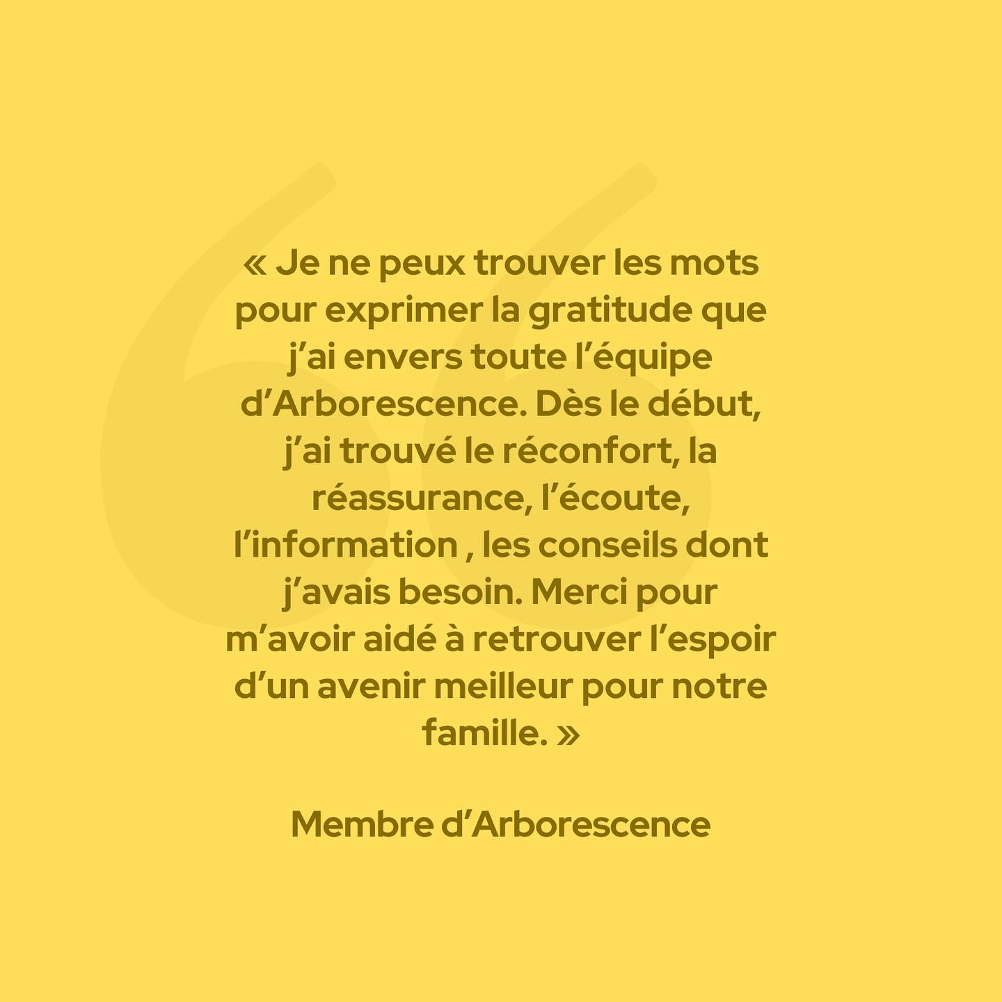 Témoignage pour commencer cette belle semaine 💛
#45ansdesoutien #arborescence #santementale #procheaidance