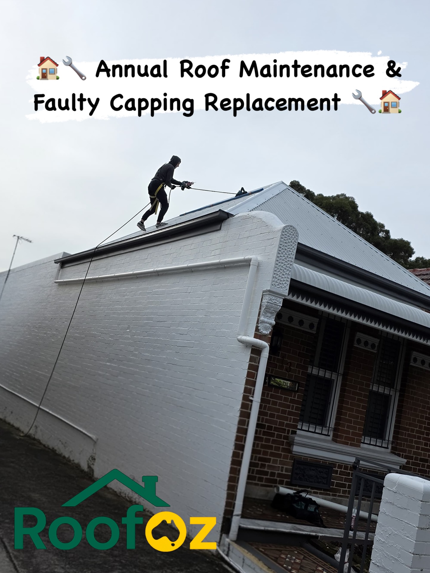 Get in touch for a free quote today at www.roofoz.com.au or contact Glen directly on 0474 696 975!
Keep your roof in top shape by catching issues early before they turn into costly repairs.
If your roof capping is damaged or faulty, timely replacement is essential to prevent leaks and protect your home.
#AnnualRoofMaintenance #FaultyCappingReplacement #RoofCare #RoofOzNSW #HomeProtection #RoofRepair #RoofingExperts #RoofMaintenance #RoofInspection #RoofReplacement #SydneyRoofing #HomeMaintenance #ProtectYourHome #RoofSafety #RoofSolutions #Roof #Roofing #RoofLife #RoofWork #RoofCheck #RoofRepairs #RoofRestoration #RoofExperts #RoofContractor #sylvaniawaters #easternsuburbs #easternsuburbsrealestateagents #easternsuburbssydney #easternsuburbsrealestate #theshire