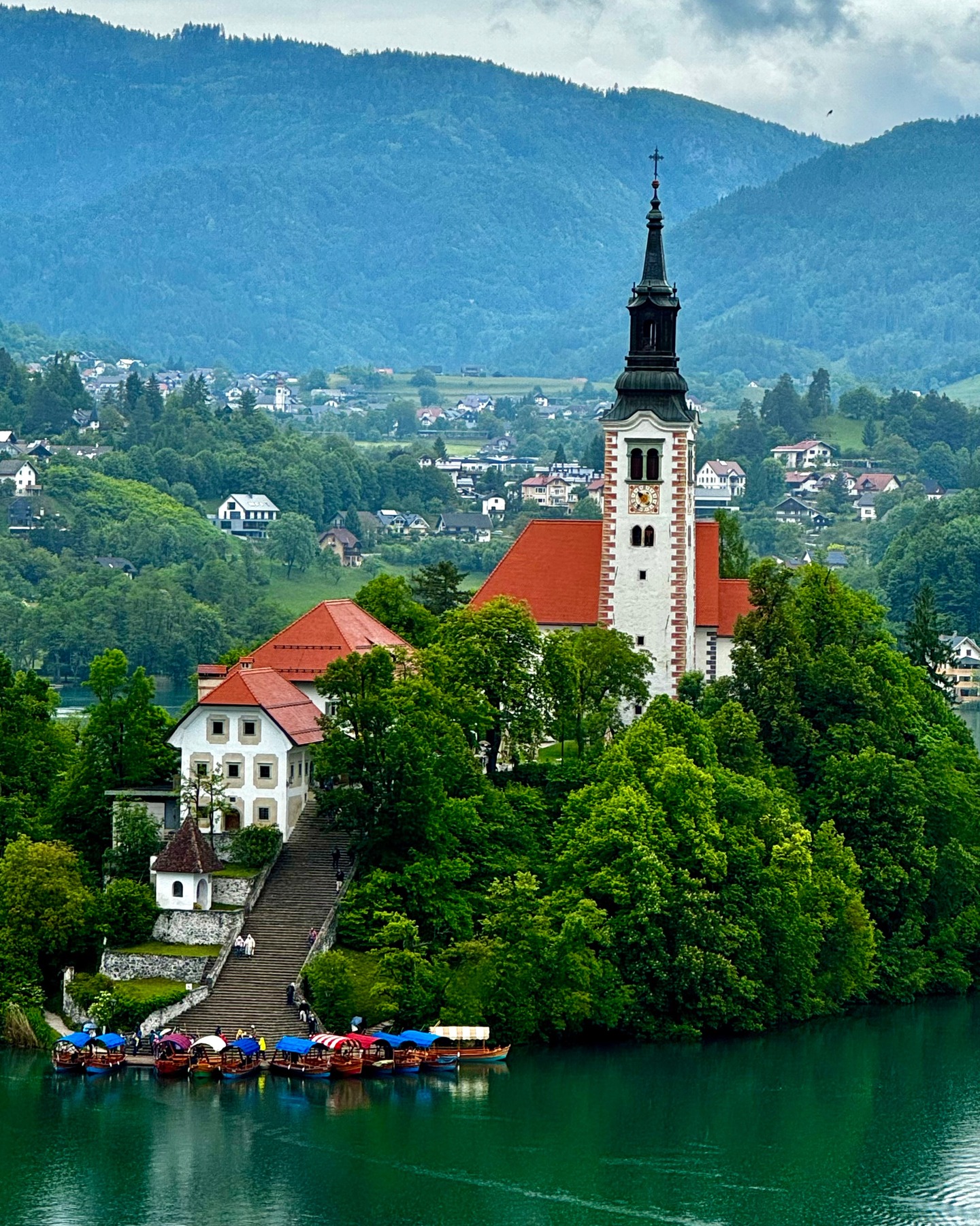 Time flies when you're visiting new places. #slovenia #Zagreb #lakebled #whoopsforgottopost
