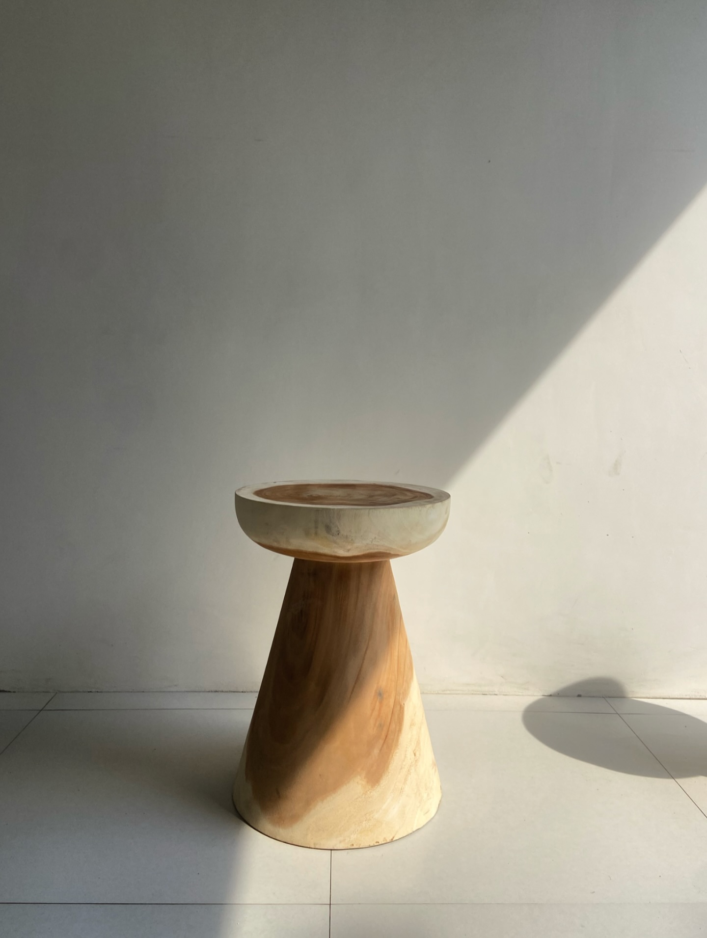 trembesi stool crafted with @java.woodcraft