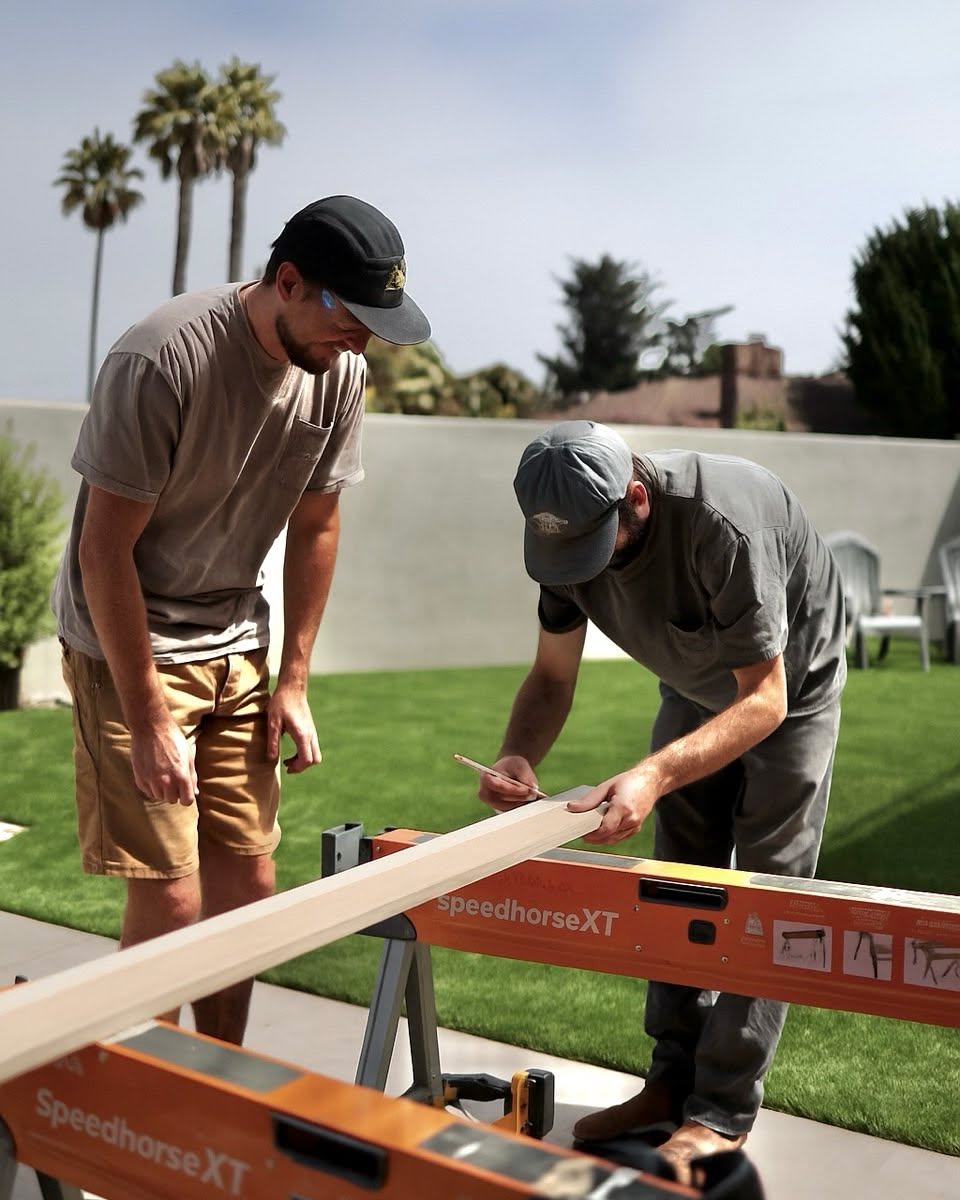 Finishing details on a West Cliff Santa Cruz project weve been working on this last year. We are excited to share photos, stay tuned!