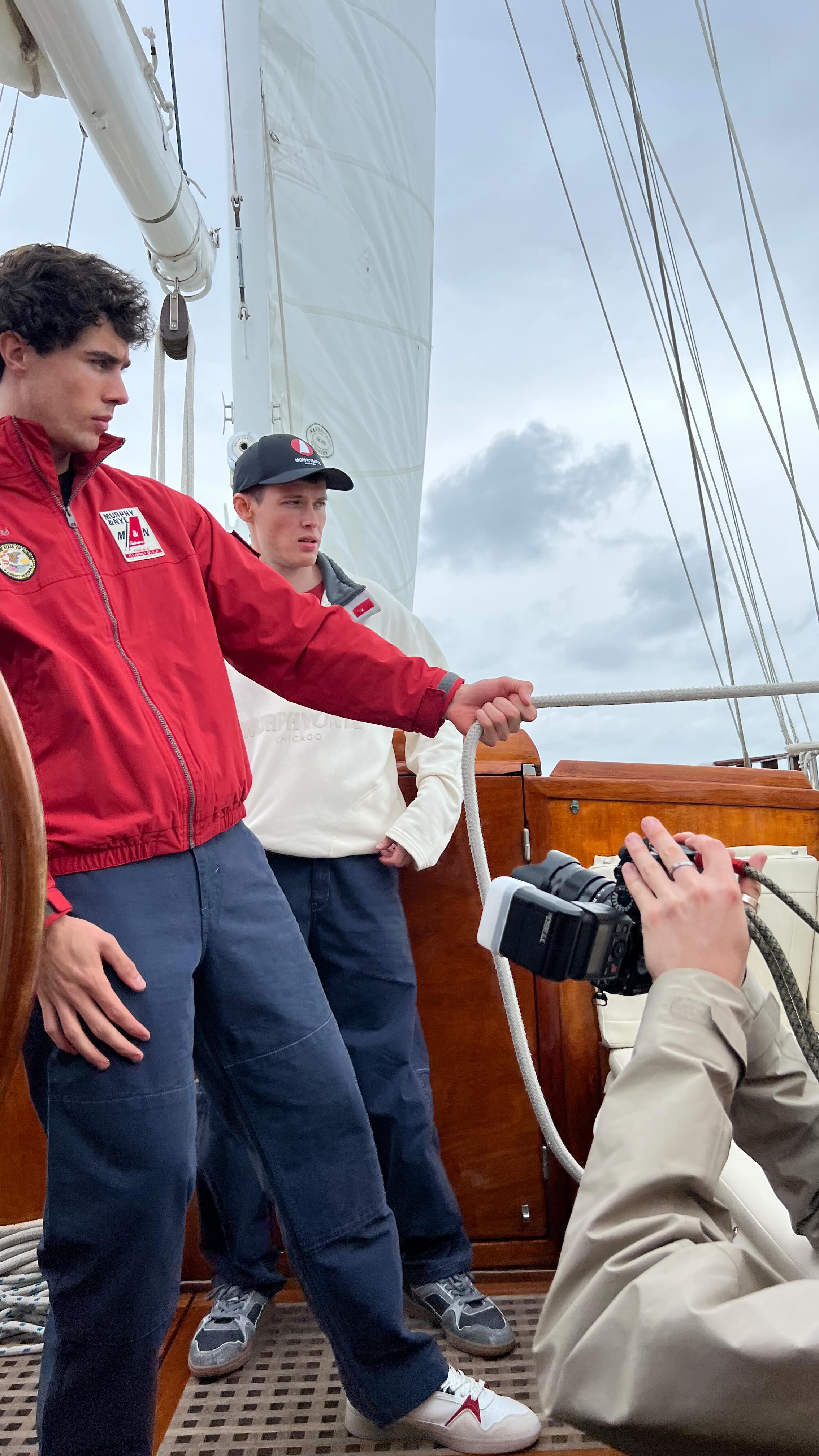 ð¥ïž Last week was a first âŠ..applying hair & makeup below deck on a moving yacht!âµïž
ð¬ð§I canât wait to see the final images set against âThe Needlesâ on the Isle of Wight on National Lighthouse DayâŽïž
Sailing Apparel @murphynye1933
Production by @propermag
Models @joeclarkclements and @le_flour
Styling @gabriellemaii
Captain & Yacht @classic_yacht_kalea
Male Grooming @nikkimakeupandhair
#makeupartist #photoshoot #malegrooming #makeupartistworldwide #hairstylist #bts #nikkimakeupandhair #murphyandnye #propermag
