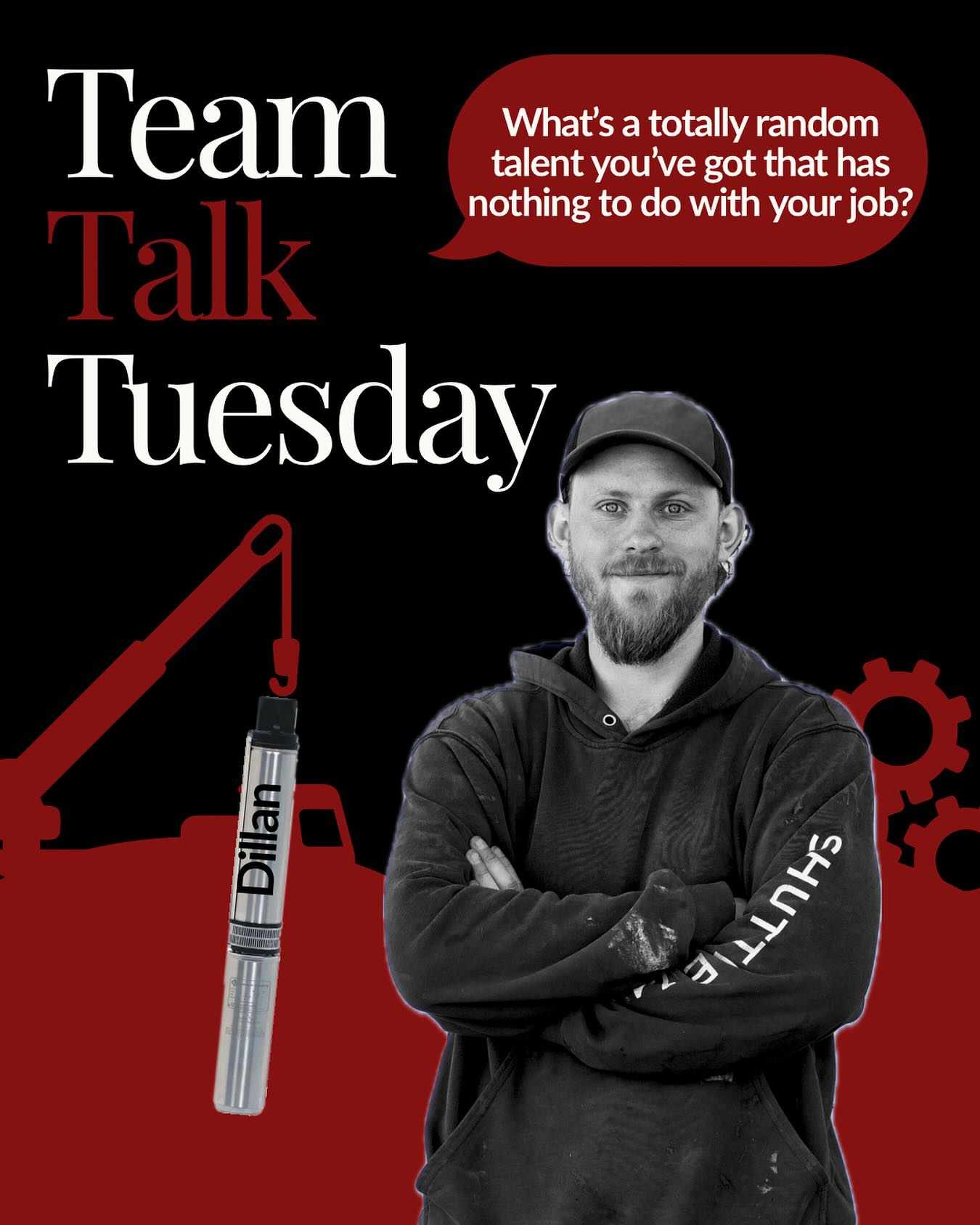 Team Talk Tuesday 🗣️
What’s a totally random talent you’ve got that has nothing to do with your job?
Dillan says: “I can juggle. Haven’t found a way to work it into the job yet, but never say never.”
Juggling skills aside, what’s a random talent you have that nobody at work knows about? Drop it in the comments .. we’re curious!👇🏼
#Kamloops #KamloopsBC #KamloopsBusiness #SupportLocal #ProtectorsOfGroundwater #Groundwater #Aquifer #WellPump #WaterSystem #WaterWell #WaterWellDrilling #SubmersiblePump #FranklinElectric #Grundfos #WaterTreatment #WellRehab #WellTesting #RainWaterCollection #Groundwater #Aquifer #TeamTalkTuesday