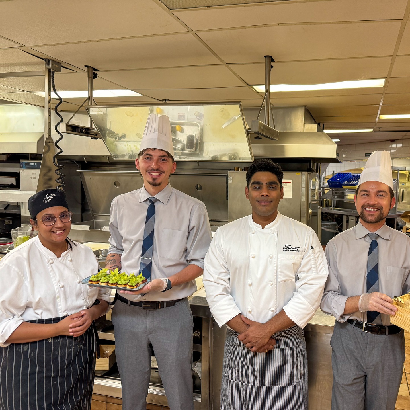 From delicate garnishes to bold, fresh flavours, our recent Culinary Class was all about creativity, skill, and hands-on learning. SWEP Students from @fairmontcll had the chance to roll up their sleeves and learn alongside Sous Chef AK (Akhilesh Shetye) in an immersive culinary session.
On the menu? Elegant bites like Tuna Poke Cone and Avocado Crostini.
A big thank you to the students and teams who brought such energy and curiosity to the kitchen.
#MakeSpecialHappen #JoinOurTeam #HospitalityStudents