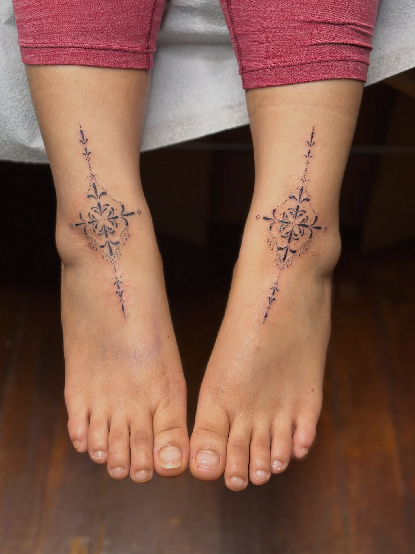 Some delicate ankle ornamentals π€ Booking August and September now @silverdoor___ π«β€οΈβπ₯π custom, single use designs, and flash all available π DM or head to the bio for a booking request form π
.
.
.
.
#ornamentaltattoos #austintattooartist #atxtattooartist