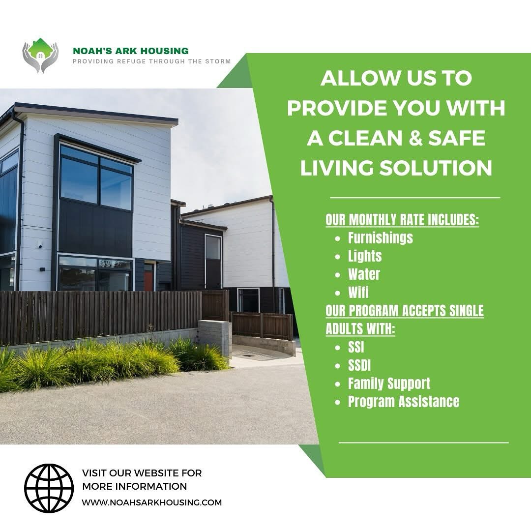 Ready to experience comfortable living without breaking the bank?
Visit www.noahsarkhousing.com and get started today!
#Homelessness
#HomelessSupport
#EndHomelessness
#HelpTheHomeless
#HousingForAll
#NoMoreHomelessness
#HomelessShelter
#EmpowerTheHomeless
#HomelessInAmerica
#NoahsArkHousing #nah #providingrefugethroughthestorm