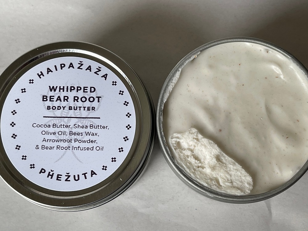 Unleash the nourishing power of nature with our Whipped Bear Root Body Butter! 🌿💖 Packed with organic ingredients for a truly unique skincare experience. Your skin deserves the best! Link in Bio #BodyButter #EcoFriendly #OrganicBeauty #IndigenousOwned
#NativeMade
#SupportIndigenousBusinesses
#IndigenousBeauty
#TraditionalHealing
#CulturalRoots
#AncestralWisdom
#IndigenousWellness
#SacredSelfCare
#LandBasedHealing
#ShareTheGoodMedicine
#MedicineSoaps
#Lakota
#Dakota
#indigenouswomen
#indigenouspeople
#MeetTheMaker
#LanguageIsMedicine
#HealingThroughCulture
#WellnessFromWithin
#IndigenousVoices
#NativeEntrepreneur
#CommunityCare