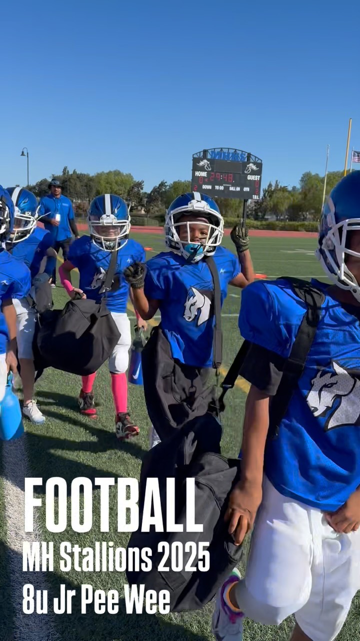 We are so excited to present to you our 2025 8U Jr Pee Wee STALLIONS Football and Cheer teams.
LETS GO STALLIONS!