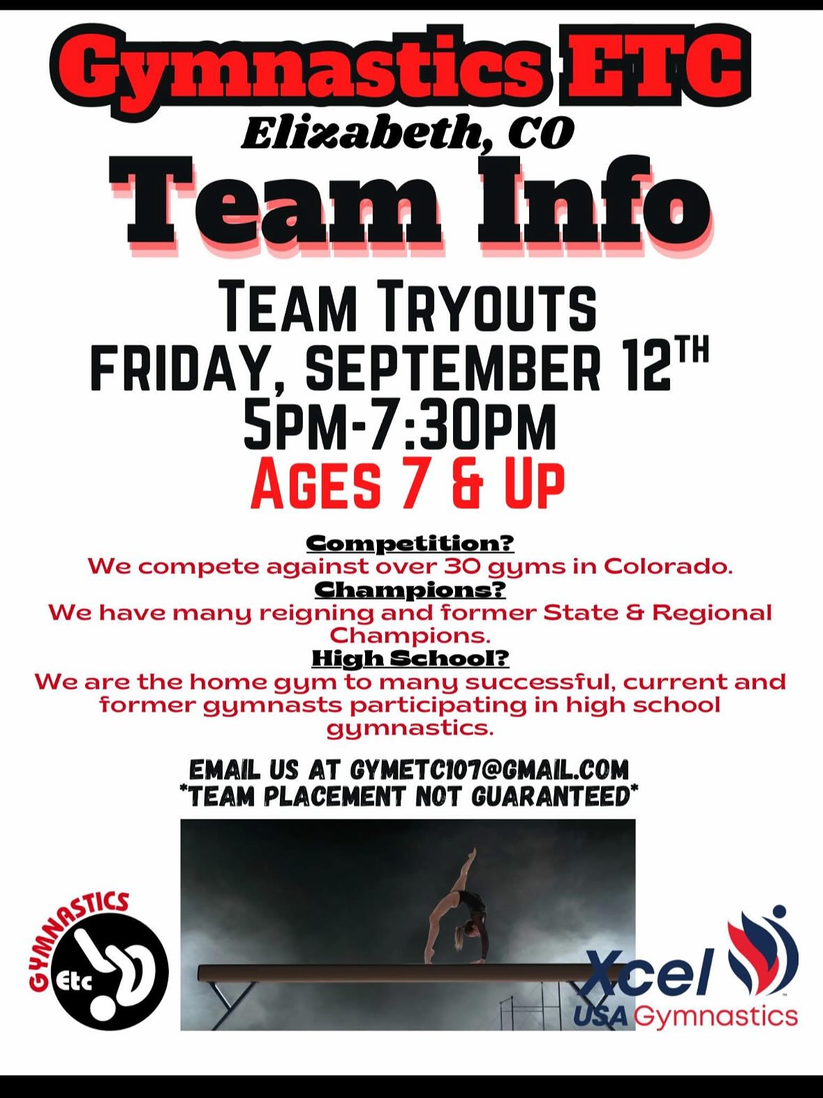Come try us out, anyone is welcome 💫🌟✨ We can’t wait to see you!