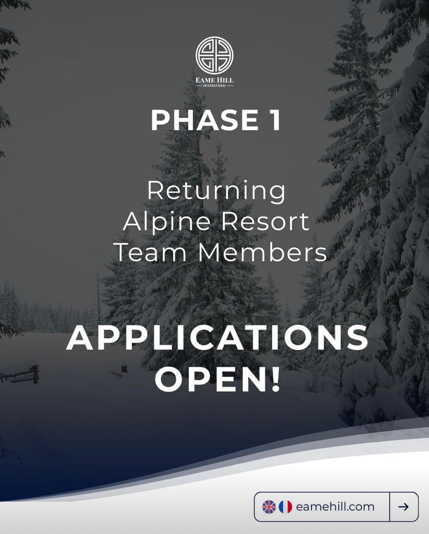 Returners, we’re ready for you! ❄️
The mountains are calling… and we want YOU back on our team for the 2025/2026 Winter Season!
If you are an eligible returner, you will receive an email from Eame Hill with the link to apply.
#eamehill #winterroles #welfaresupport #eventsafety #medicalresponse #crowdmanagement