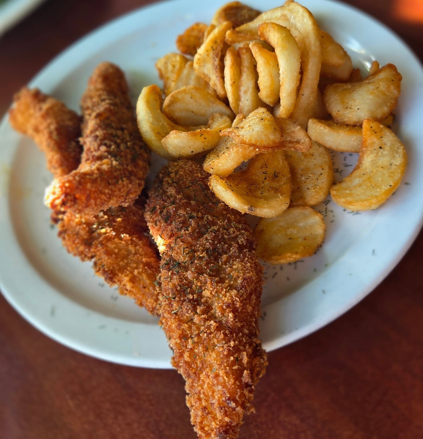 Fish & Chips (kids) at @jordanstreetcafe