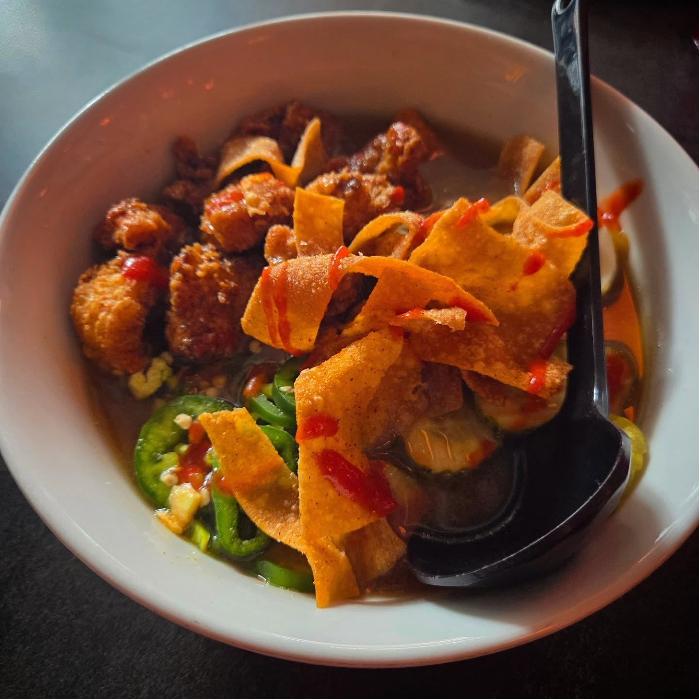 Hot Chick Ramen from @societygvl
If you like ramon or sandwiches you will like this place.
#goodvibes #sandwichbar #ramon #hotchicken #noodles #greenvillesc #gvl #eatgood #munchandmeander #munchandmeanderSC
