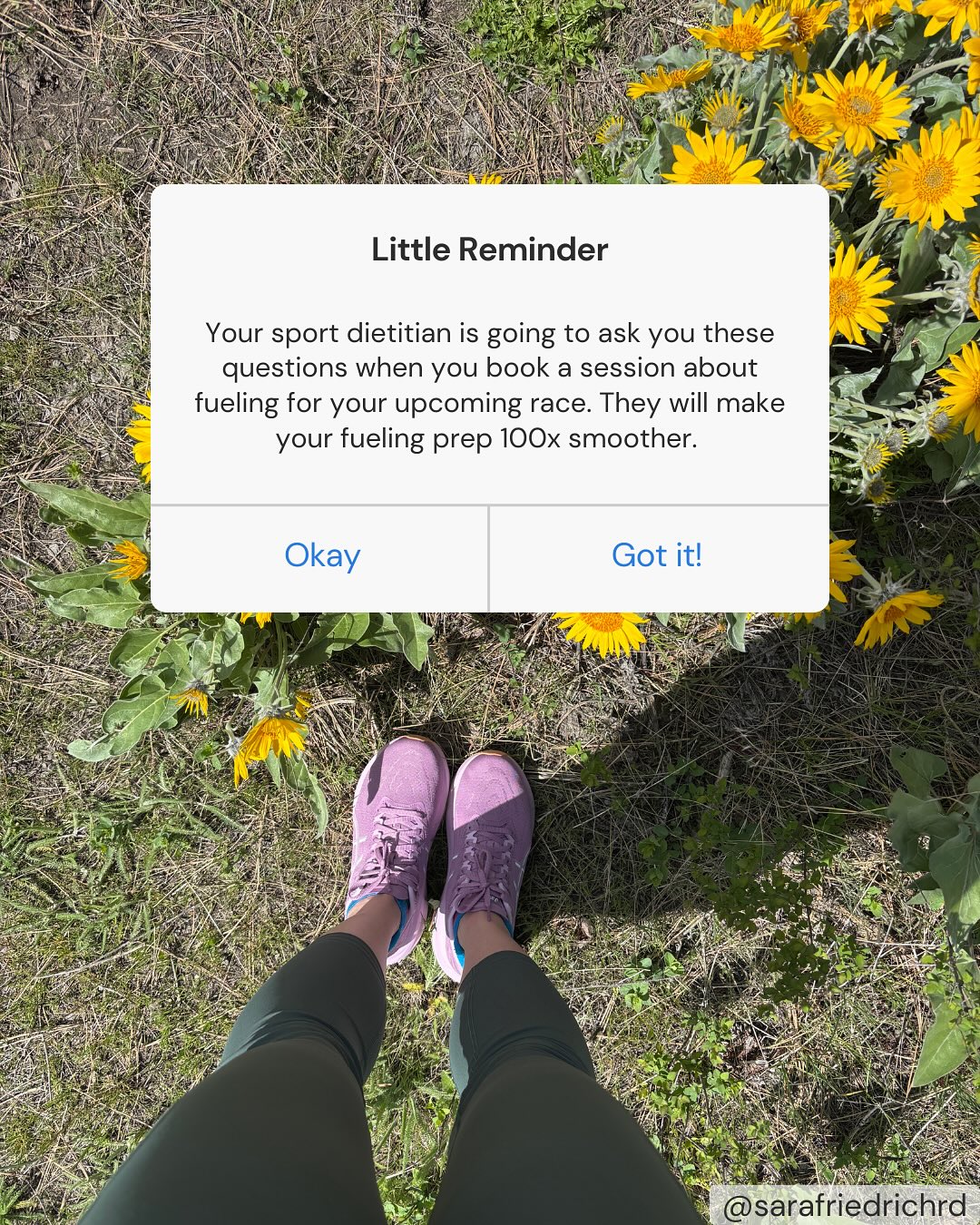 && here’s why your sport dietitian is asking you these questions 👇🏻
✨ Tip: #1: Know what fuel the course is offering.
I have heard horror stories from athletes that expected to fuel solely based on what the course offered without doing their research (hint: they saw unripe bananas). Or you are like me and saw that my half marathon was providing only BCAAs for their beverage ☠️ and swiftly planned what I would pack instead.
Knowing in advance let’s you know if you need to plan to fuel with your own products/food or if it’s things you might like, it allows you to purchase them in advance to use during training.
✨ Tip #2: Know what the course will be like on race day
This will help you strategize how much water/electrolytes/carbohydrates you will want to take hourly, the gear/clothing you pack, extra fuel you might need to take in especially if aid stations are slim, and what time you are setting your alarm in the morning to have breakfast 🥯
✨ Tip #3: Consider where you will be the morning of race day.
This will help you decide what is realistic for your pre-race breakfast/meal. If you won’t have access to a toaster, toast may not be the meal you opt for. If you will be driving 3 hours to get to your race, you might be considering a handheld option. Remember, what you hope to enjoy the morning of race day should be what you practice at home during training! You need to train your gut too (and that should be with foods you will have on race day)!
Need support for your upcoming race - reach out in the link in bio 🙋🏻♀️
#sportdietitian #foodisfuel #fuelbetter #sportsnutrition #nutritionist #fuelyourbody #intuitiveeating #eatwellfeelwell