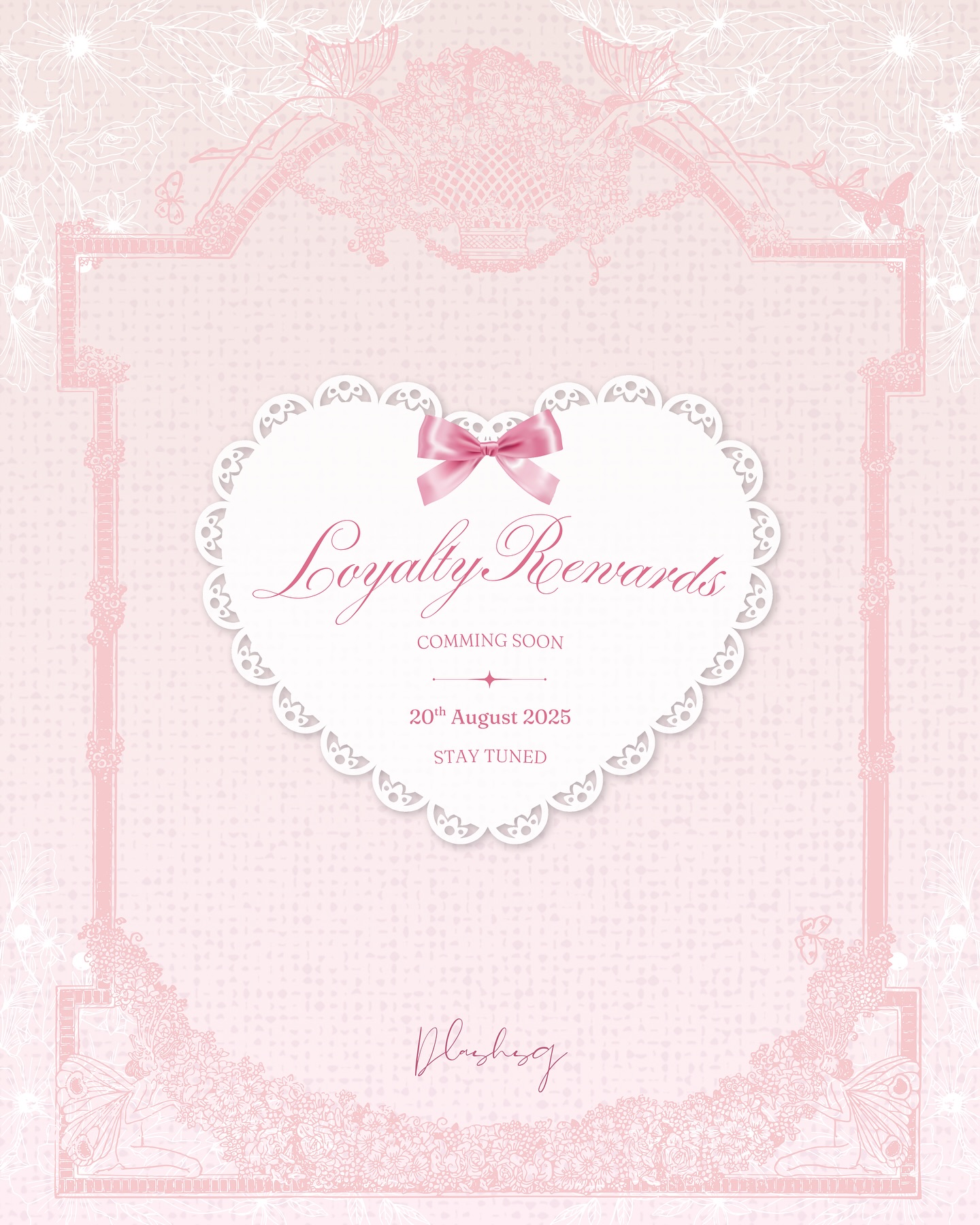 🎀 Loyalty looks good on you!
From exclusive perks to surprise treats — our rewards are made just for you. 💖
✨ Stay tuned and don’t miss out on what’s coming next for our loyal beauties!
📲 Follow us for updates & be the first to enjoy the love.