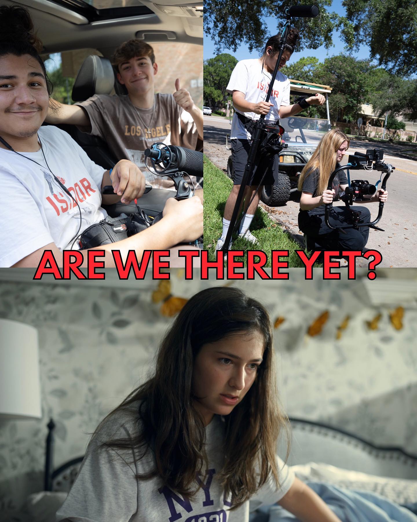 1ST FEATURE FILM WRAPPED ✅
Wrapped production on ‘ARE WE THERE YET?’ @arewethereyet_movie by @paytonraydaly & @asherrigo
Honored and beyond proud to have handled all location sound — mixing & boom — on my first feature film across a 17-day shoot.
Love to everyone involved. So grateful for the opportunity and I can’t wait to see it all come together!