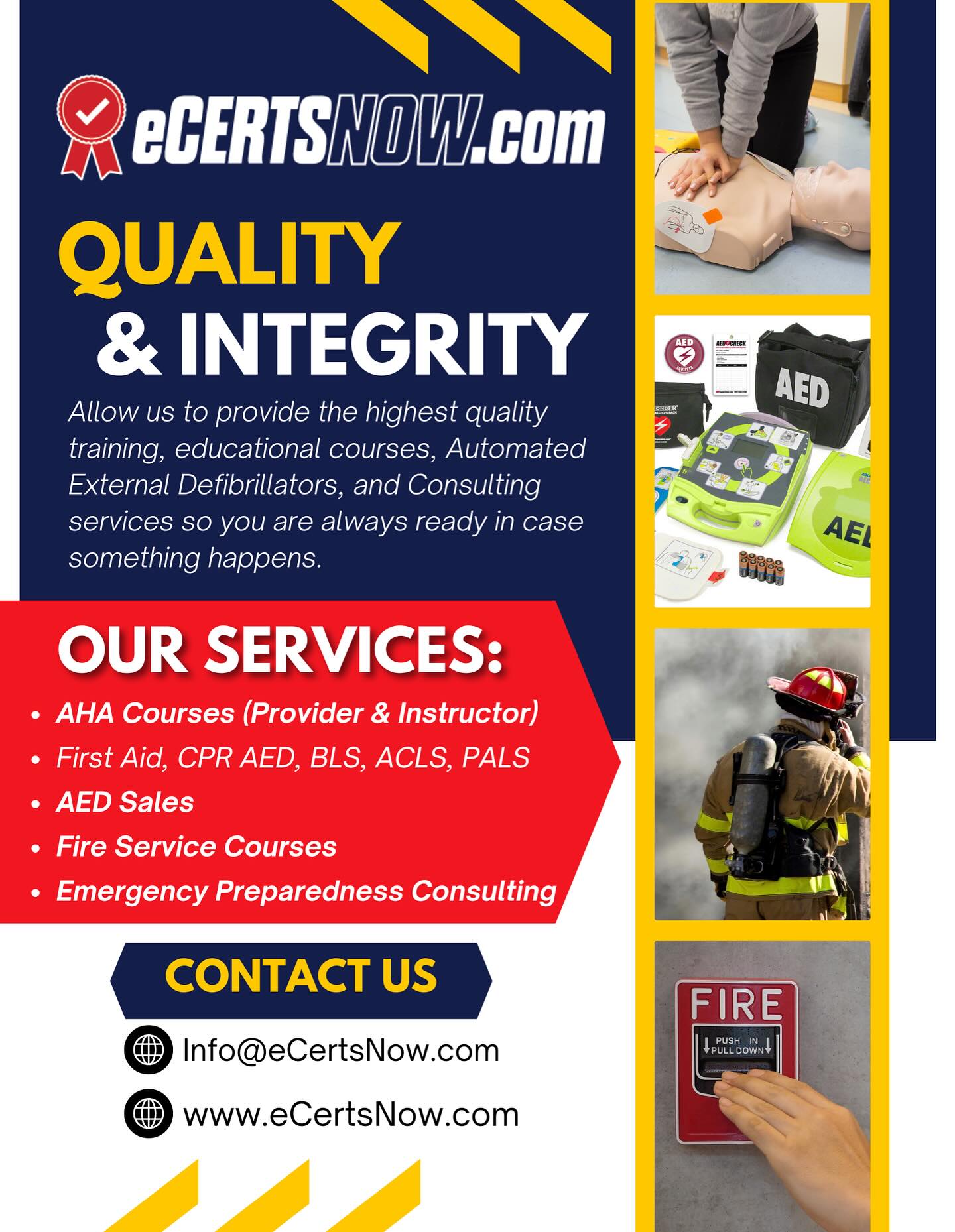 Contact us today for more information on our available service!! Info@ecertsnow.com
#ecertsnow