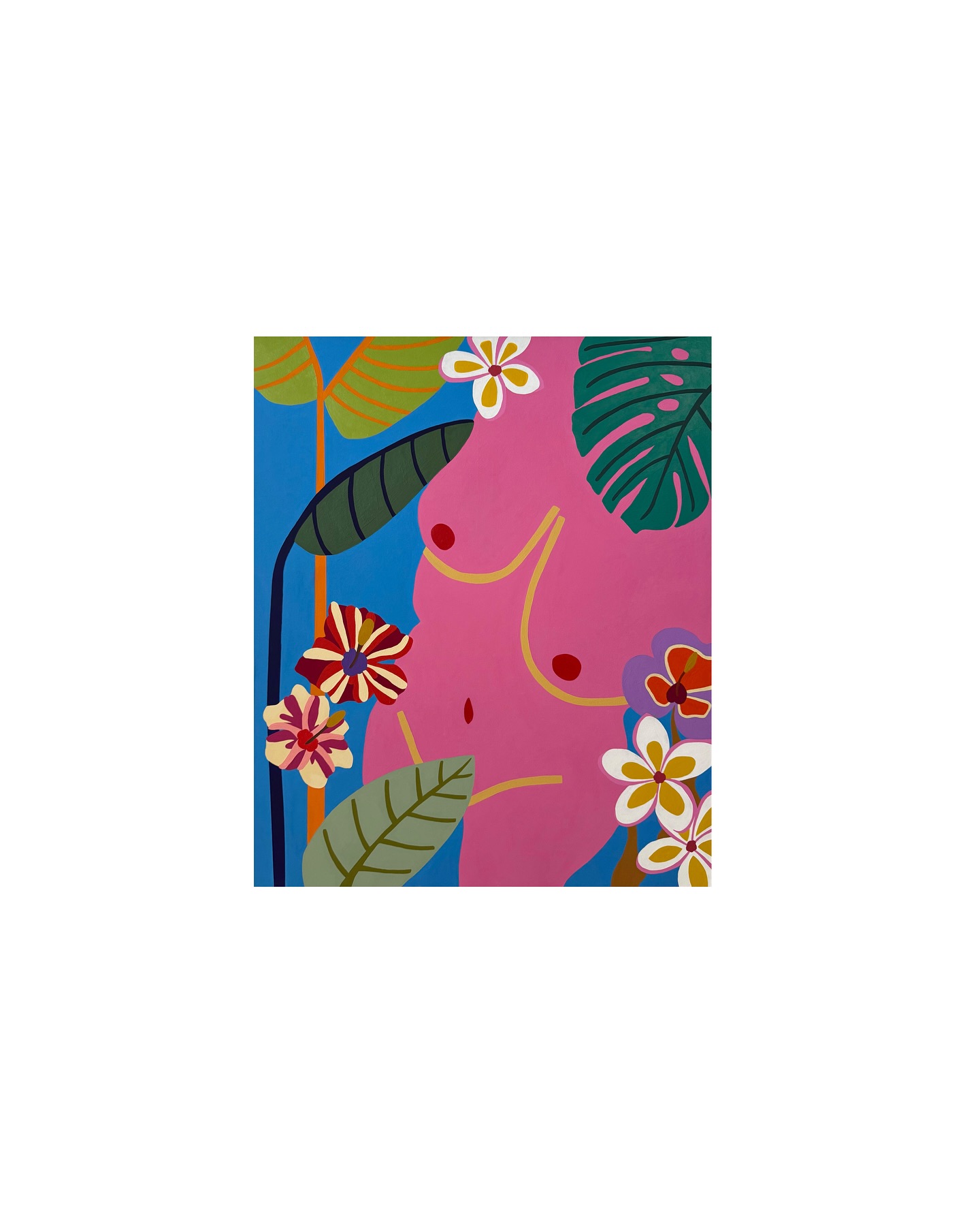 ‘She grows where the flowers sing’
120cm x 100cm
Acrylic on canvas
𝗔𝗩𝗔𝗜𝗟𝗔𝗕𝗟𝗘.
Email: artbyjessicah@outlook.com