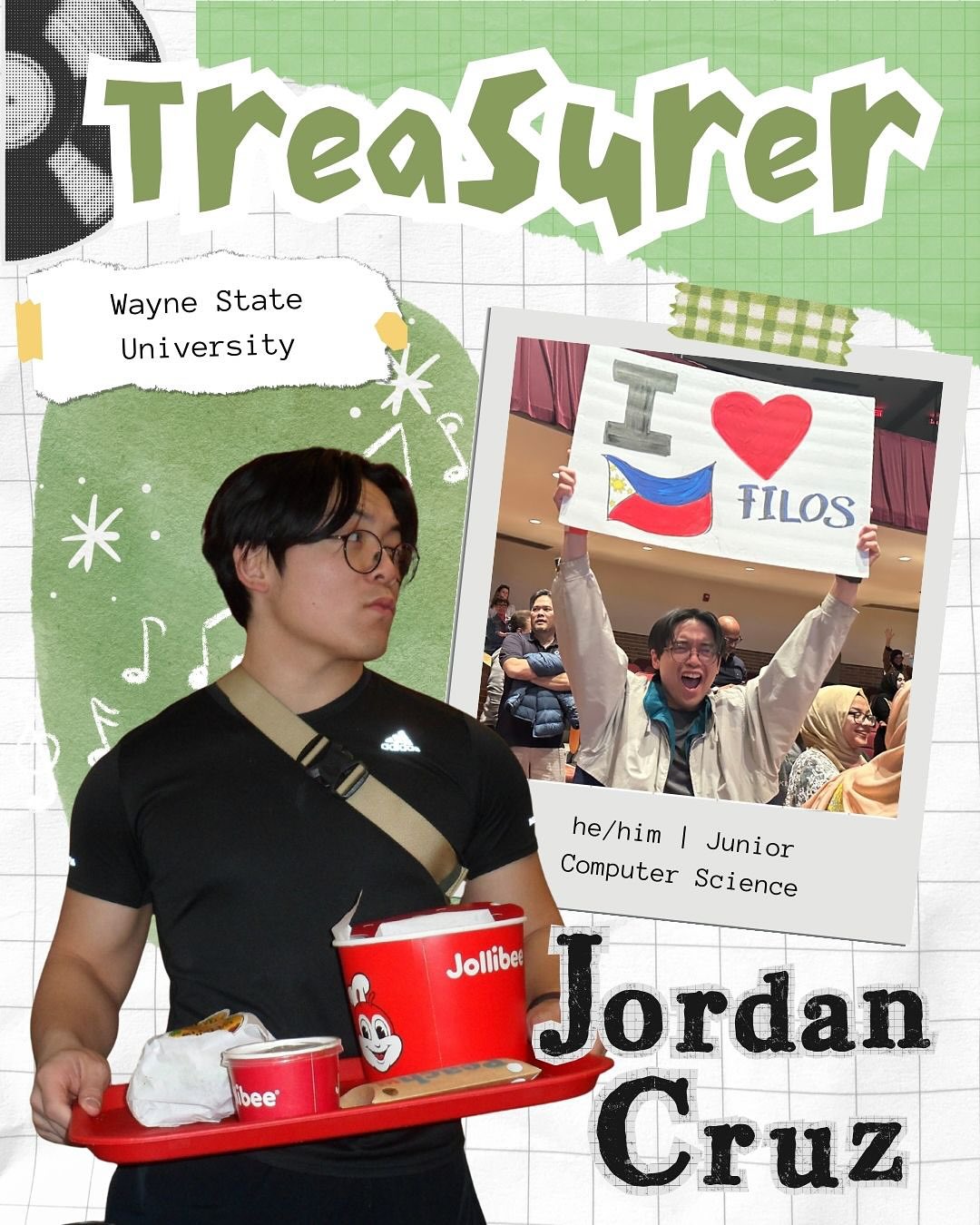 Meet MAFA’s 25-26 Trea$urer, Jordan Cruz! 💸
Please give a warm welcome to @jordancruz.mundo ! 💚
Coming from the Wayne State University and representing @wsu_filsoc, he takes our bank from budget to big goals. We’re so glad to have him on the team and look forward to him keeping MAFA’s finances flowing and our mission growing!