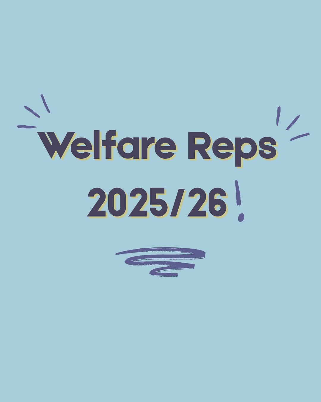 Introducing our wonderful welfare reps for this year 💙💛