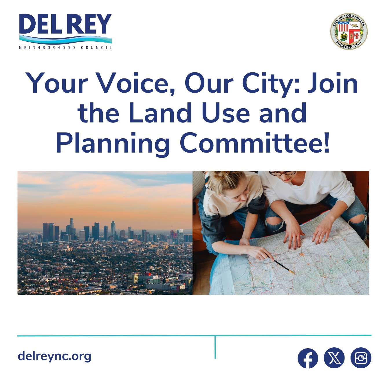 Land Use Chair Doug Barish is looking for committee members to join the Land Use and Planning Committee. If you are interested in joining this committee, please fill out an application from the link on our main bio.
#delreync #delreyneighborhoodcouncil