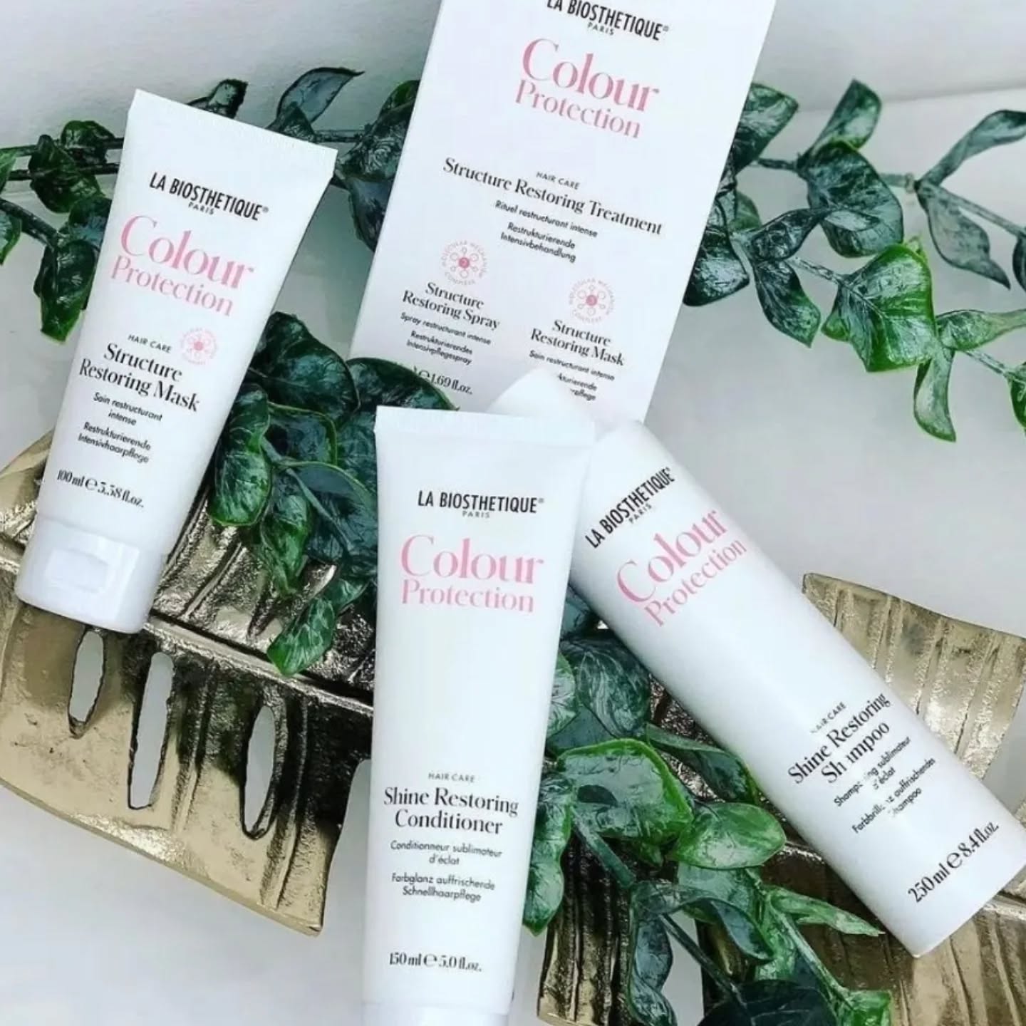 NEW: Colour Protection regenerates and strengthens the structure of colored and chemically treated hair, offering nourishing protection against negative environmental influences, and preserving the luminosity and shine of the hair color. With two gentle and effective concepts, Shine Restoring and Structure Restoring Colour Protection offers color-treated hair optimally coordinated care and comprehensive long-term color and protection.
Available now in store
#kelownabc #kelownasalon #labiostetique