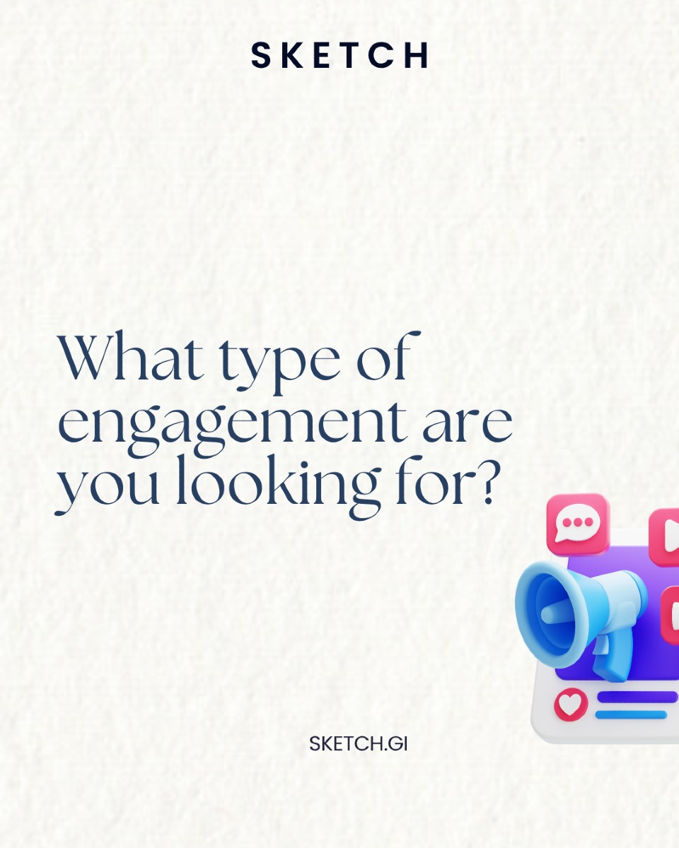 💬 Not all engagement is created equal.
Likes. Shares. Saves. Comments. Each tells a different story, are you focusing on the right one for your brand?
👇 Let us help you post with purpose.
#SocialMediaStrategy #GibraltarMarketing #SketchMarketing #ContentTips #EngagementMatters